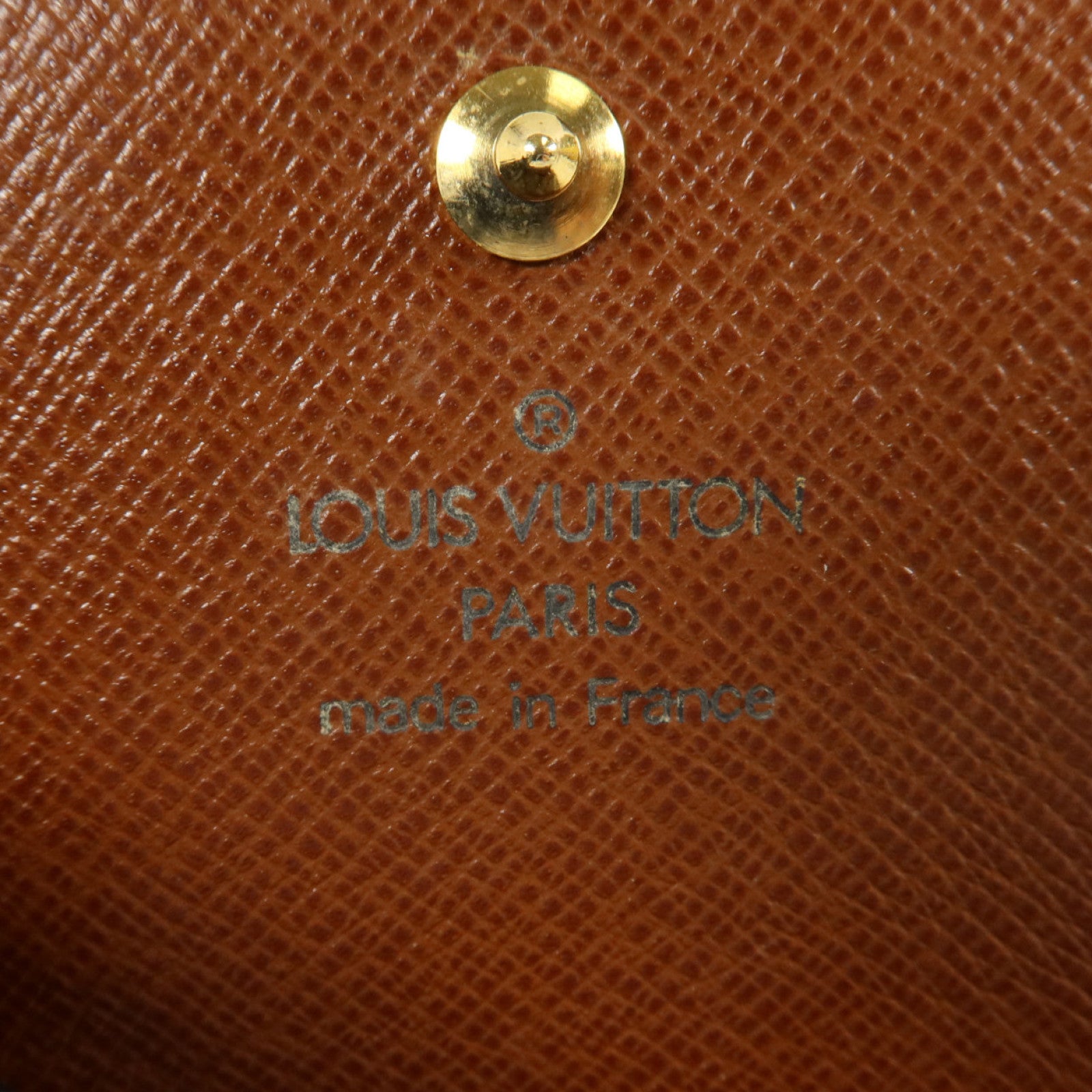 LOUIS VUITTON Monogram Porte Monnaie Billets Tresor金扣長錢包