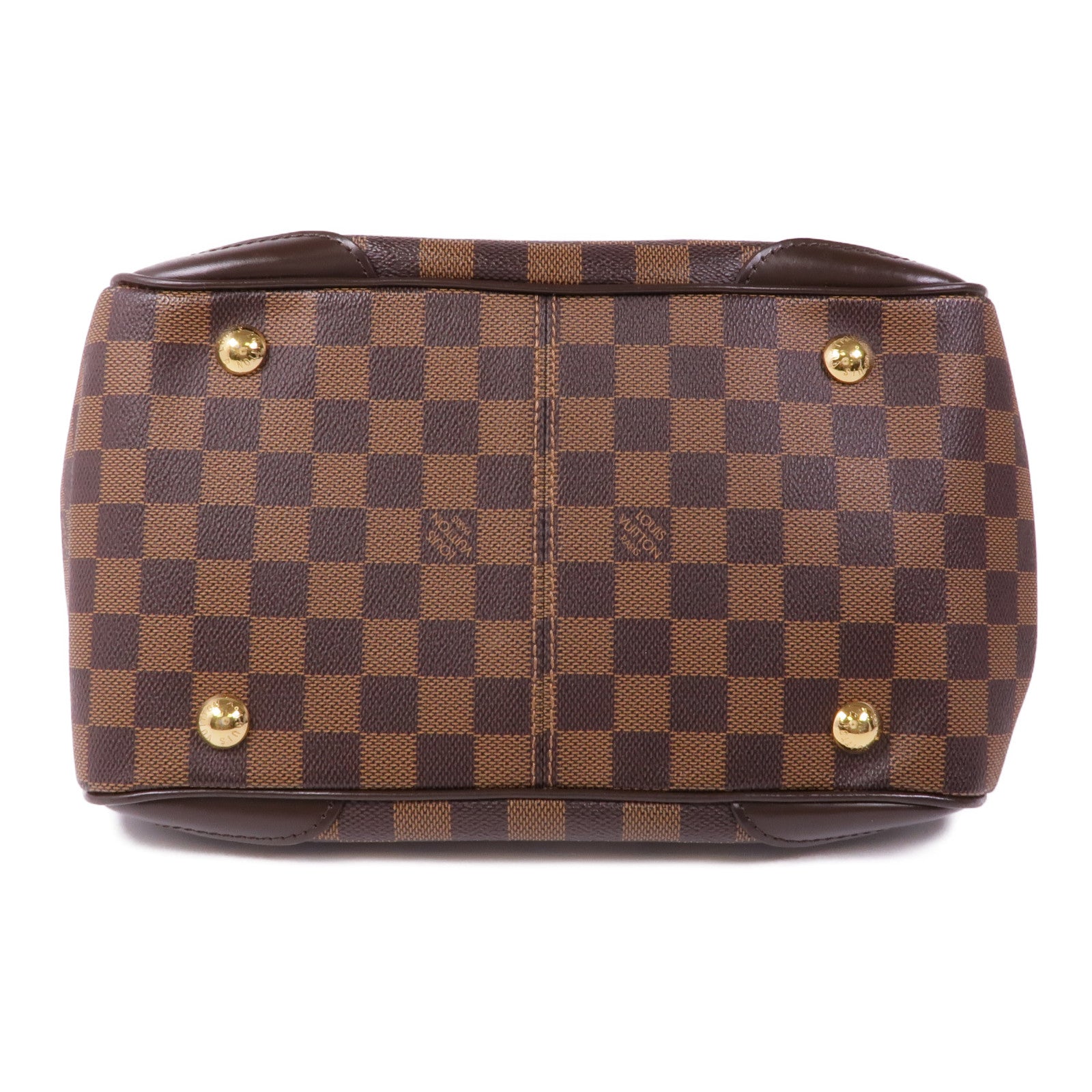 LOUIS VUITTON Damier Verona PM金扣肩背袋