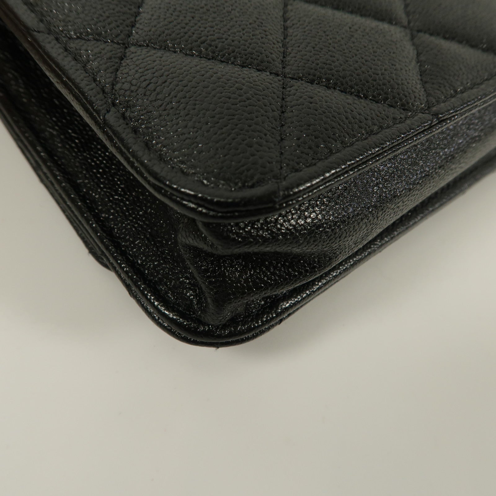 CHANEL 牛皮皮革WOC Wallet On Chain鏈帶肩背袋