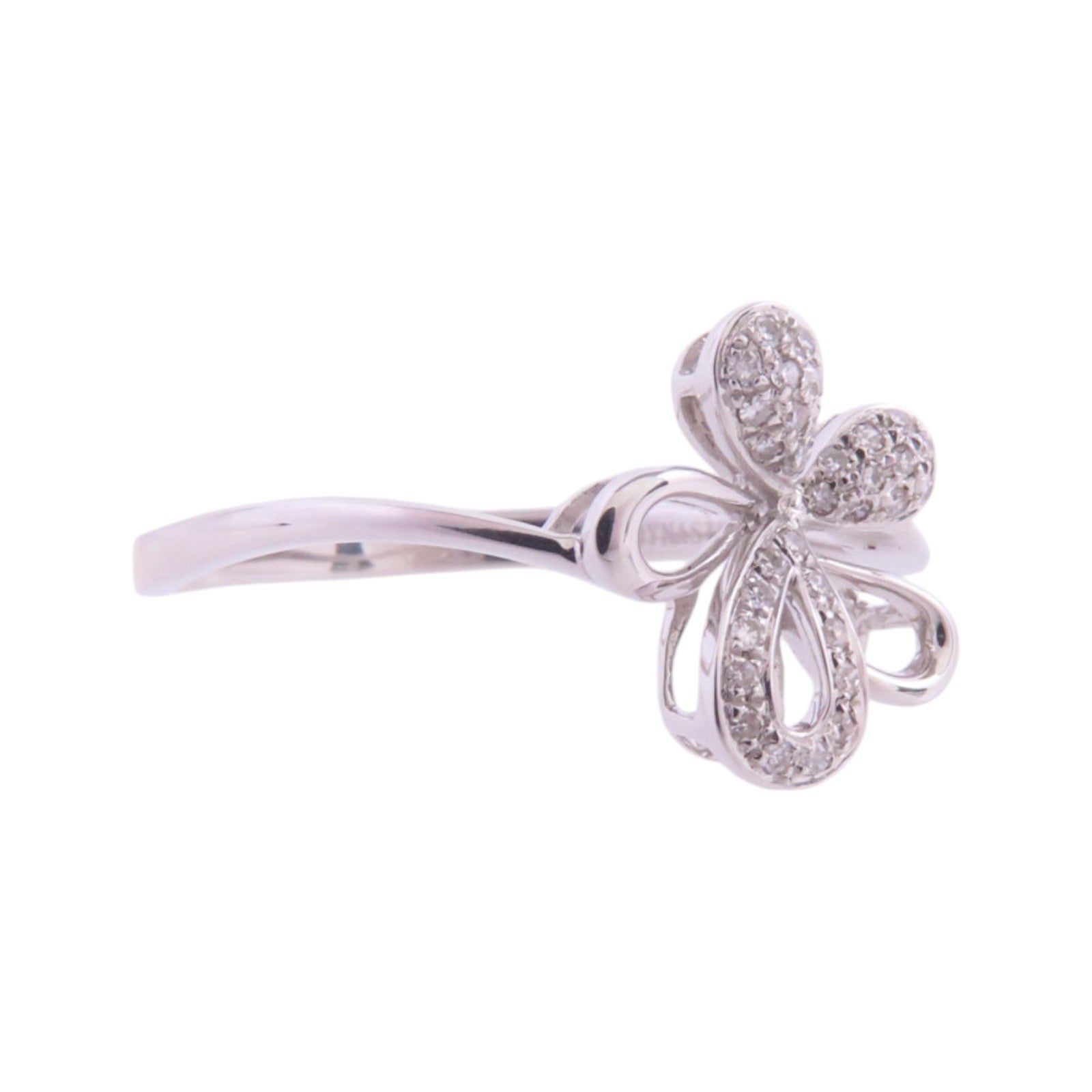 JEWELRY 14K白金Diamond Ring鑽石戒指US#8.75