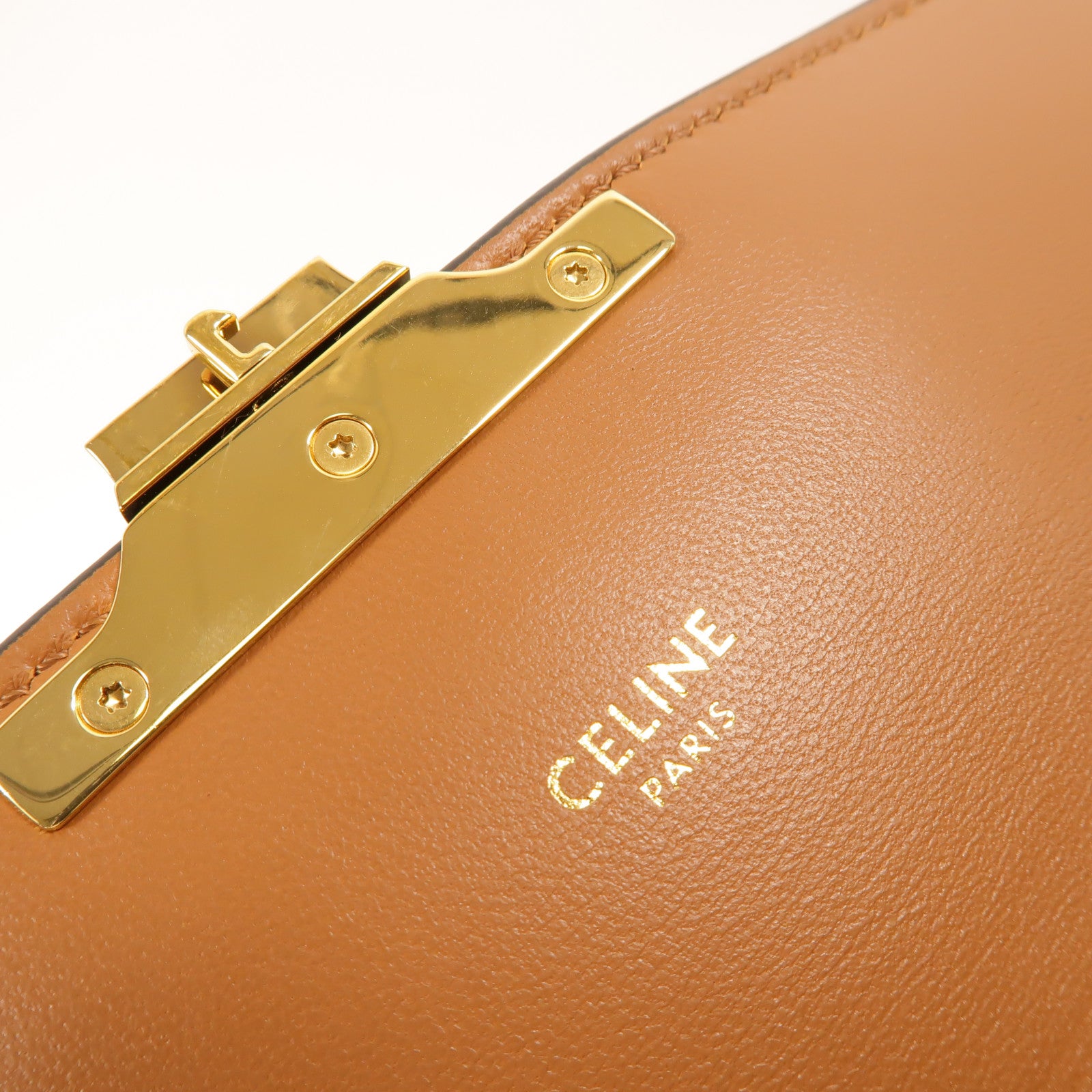 CELINE 塗層帆布Classique Triomphe肩背袋
