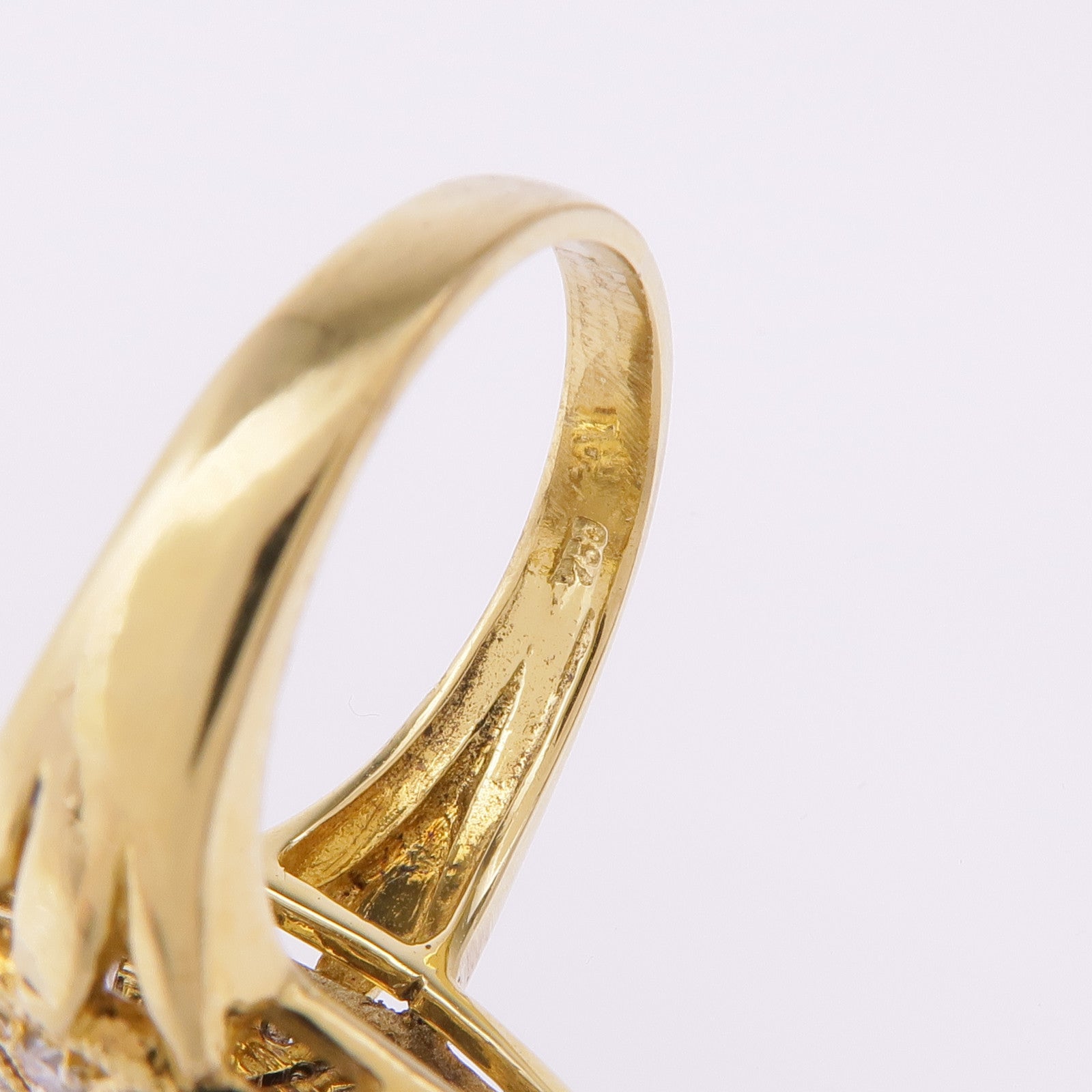 JEWELRY 【激減優惠】18K黃金Diamond Ring鑽石戒指US#5