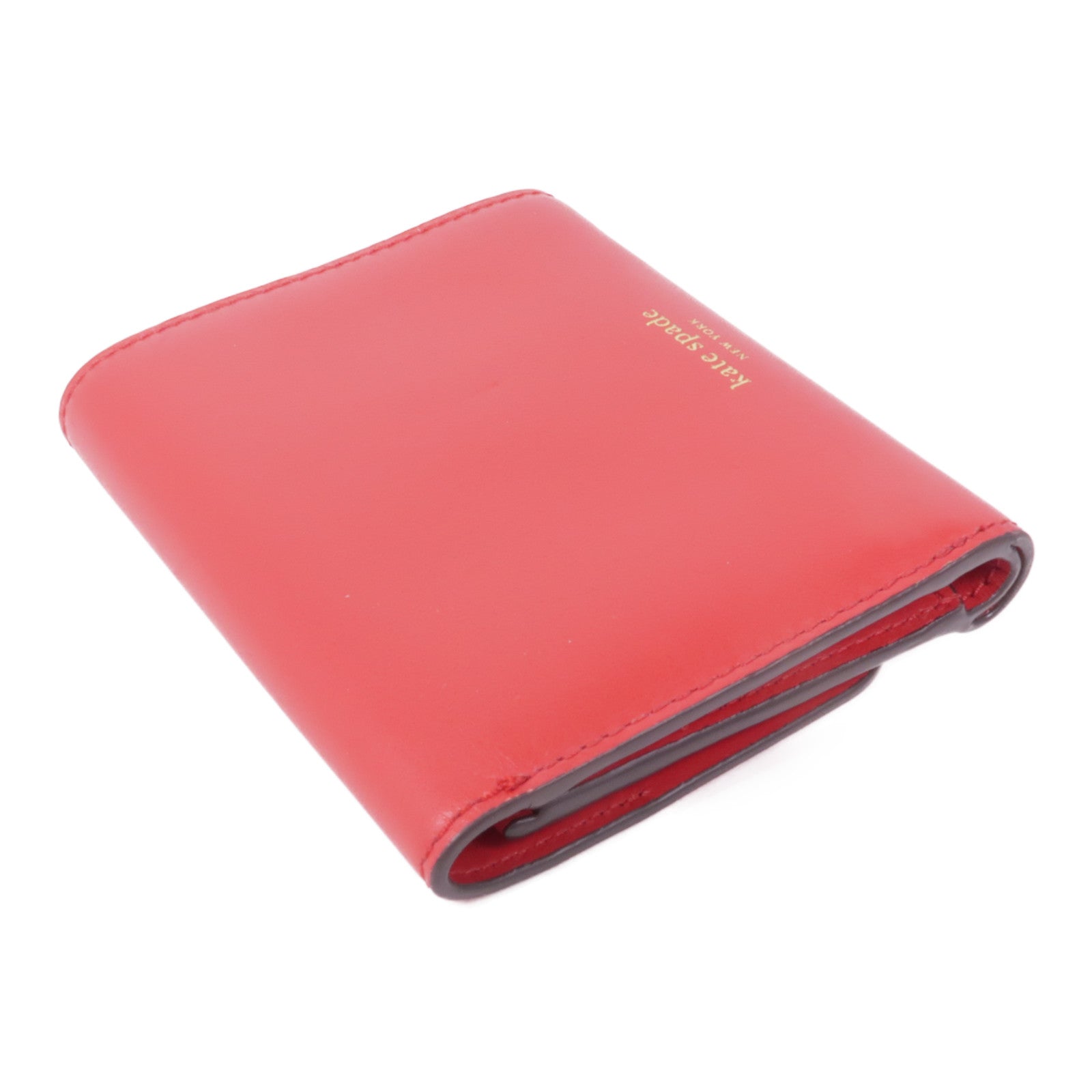 Kate Spade 【激減優惠】牛皮皮革Wallet金扣錢包