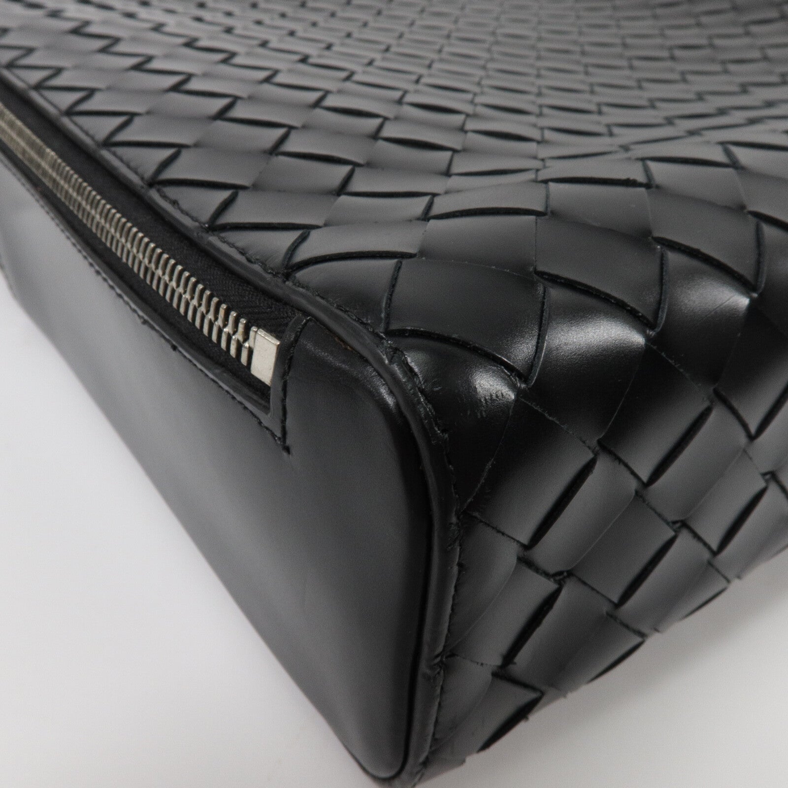 BOTTEGA VENETA 織紋皮革Cassette Briefcase肩背袋