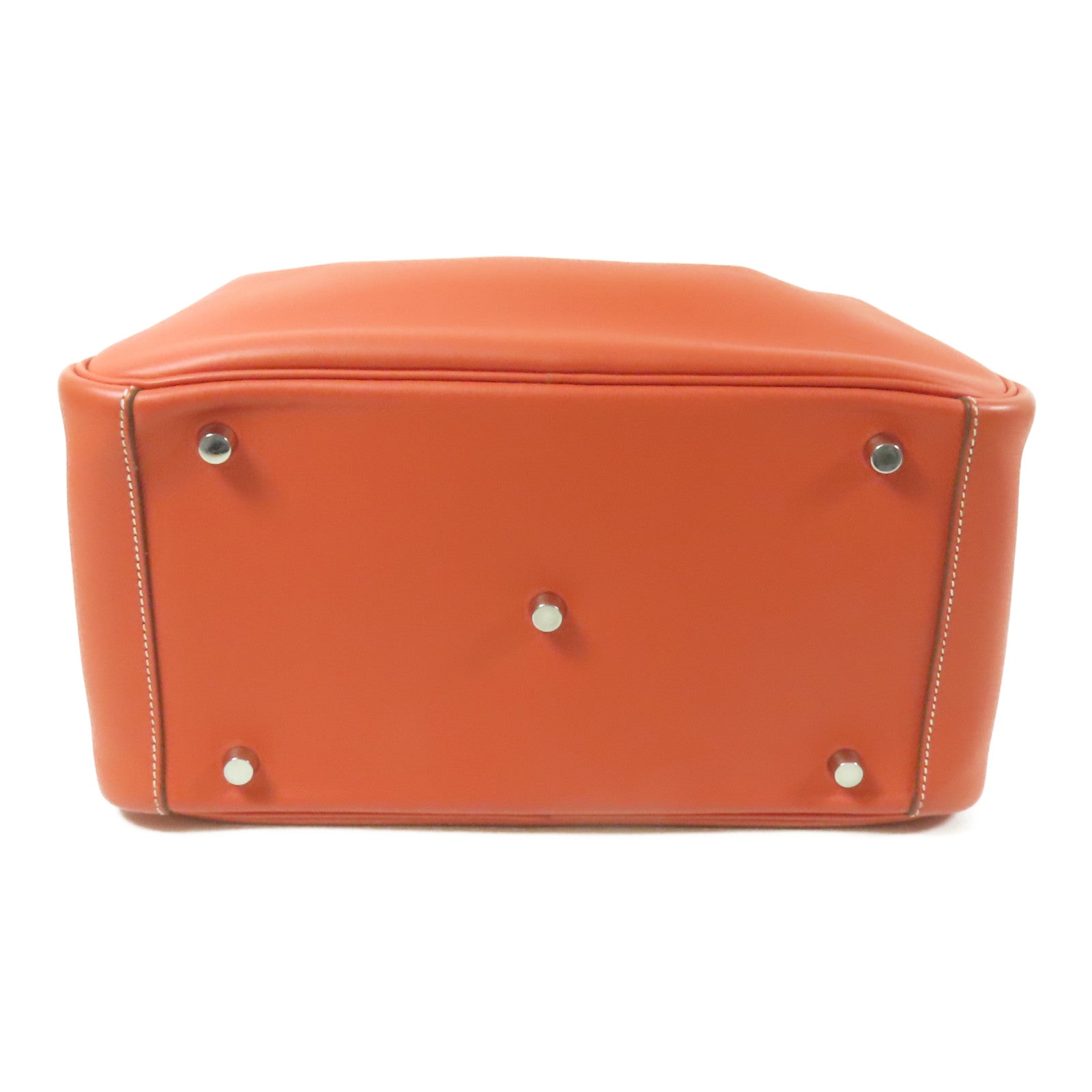 HERMES Swift皮革Lindy 30銀扣手挽肩背兩用袋Rose Jaipur