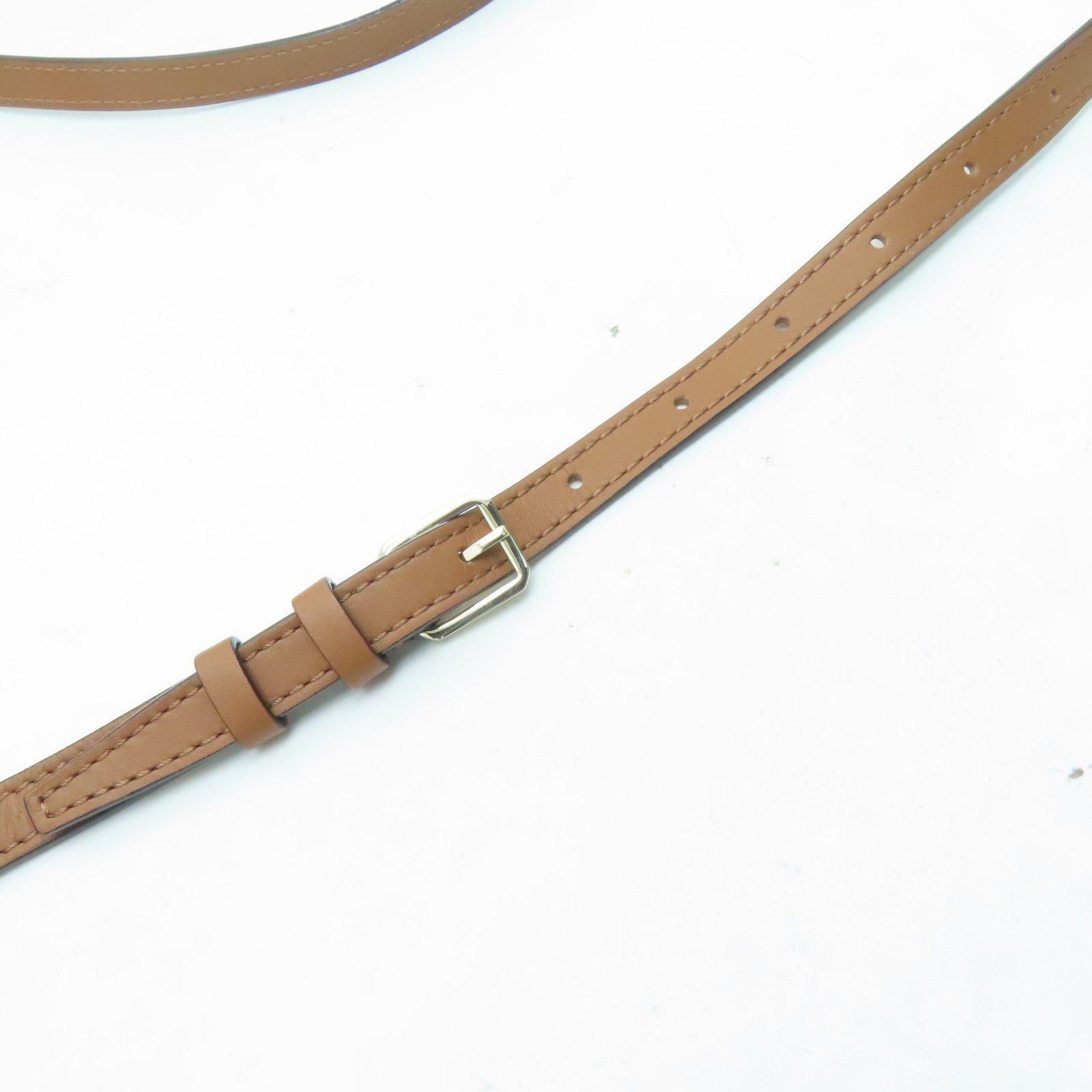 Valextra 【激減優惠】牛皮皮革Iside Crossbody 2Way Shoulder Bag金扣手挽肩背兩用袋棕色