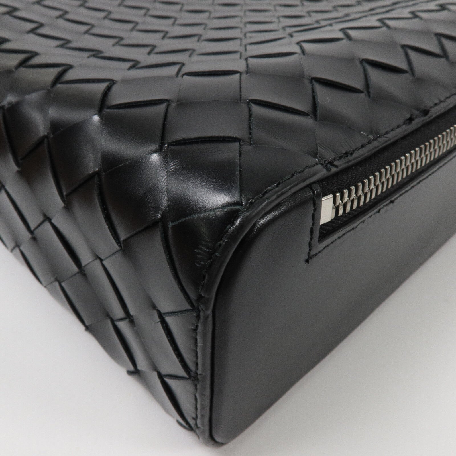 BOTTEGA VENETA 織紋皮革Cassette Briefcase肩背袋