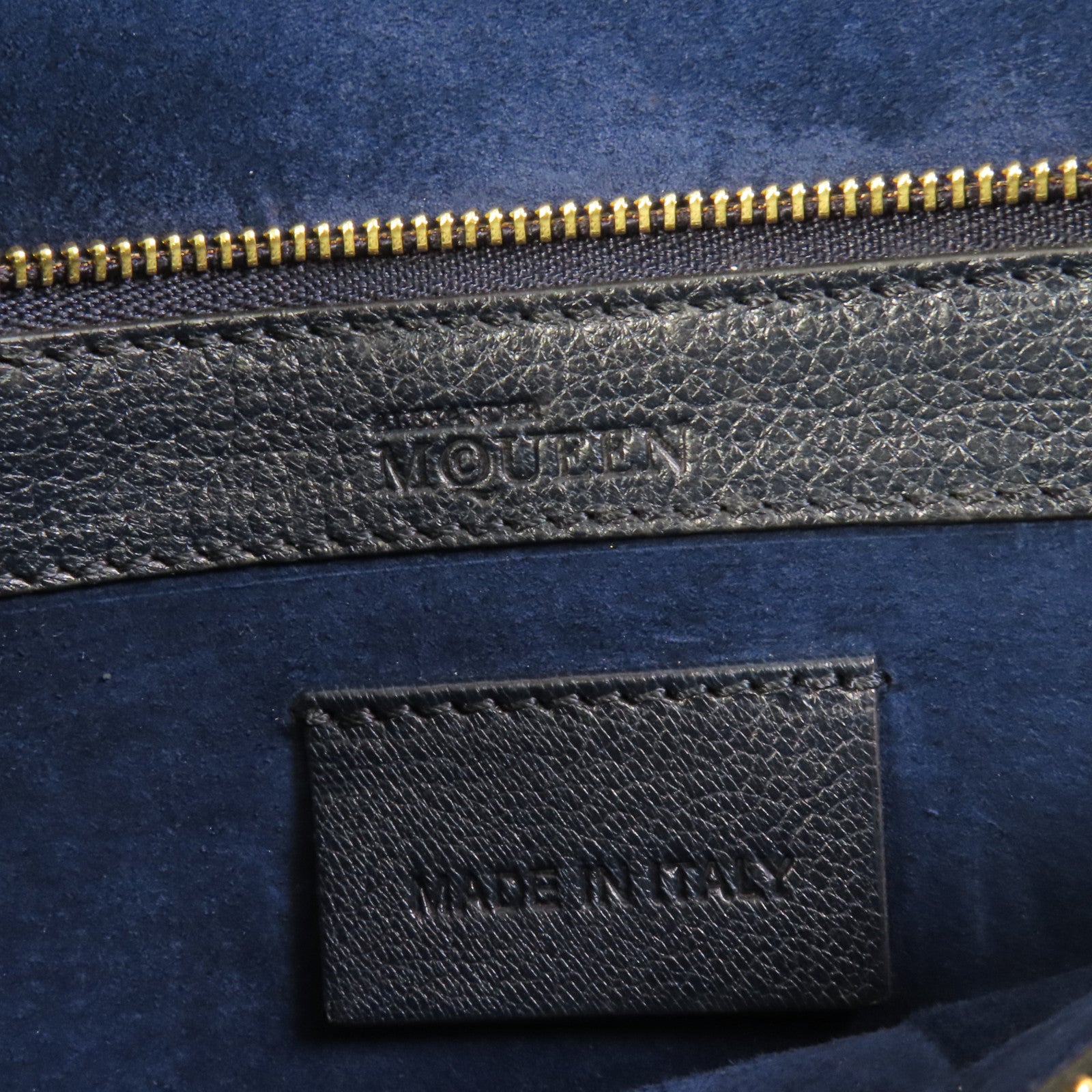 Alexander McQueen 牛皮皮革McQueen Clutch Bag金扣手提包