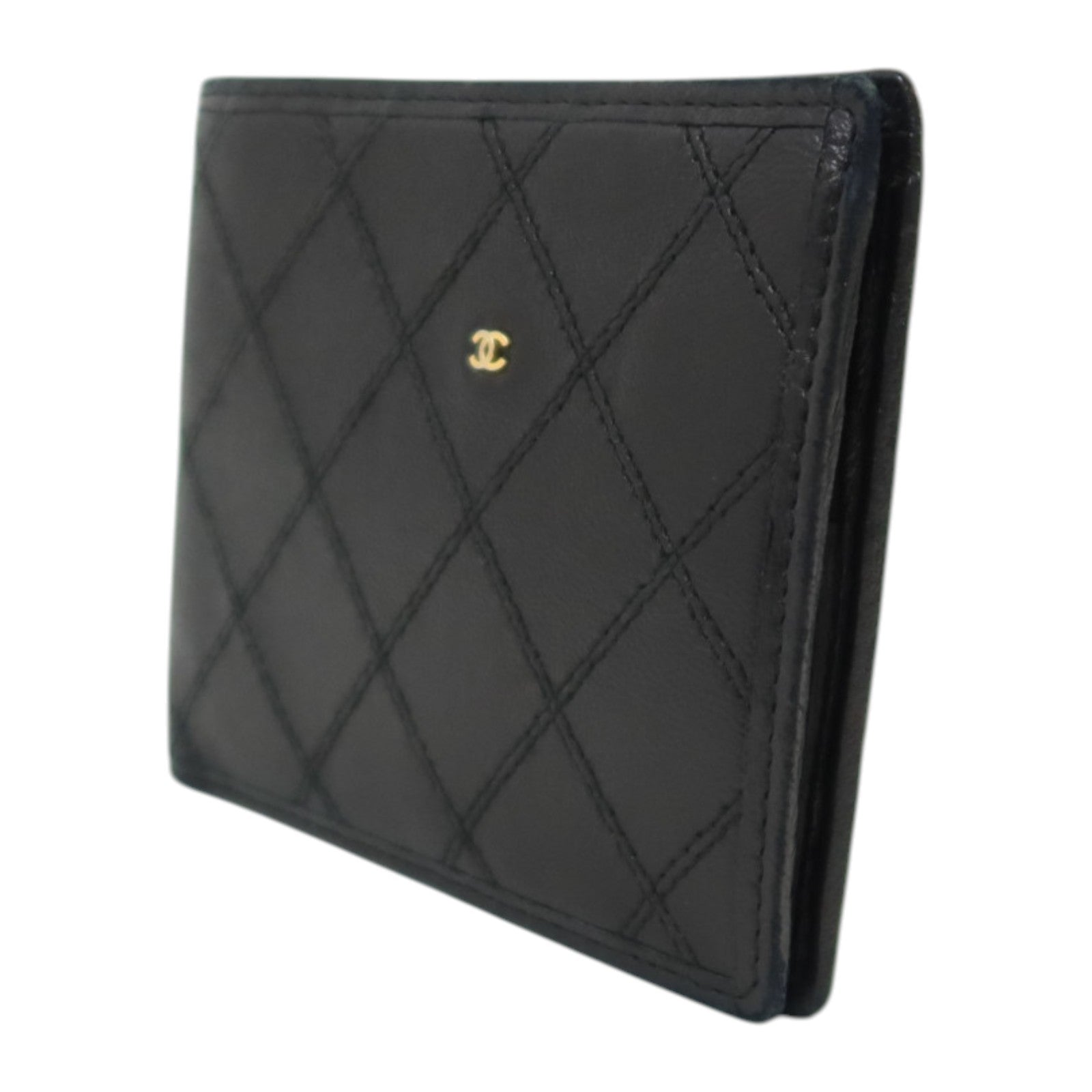 CHANEL 羊皮皮革Vintage Bifold Wallet錢包