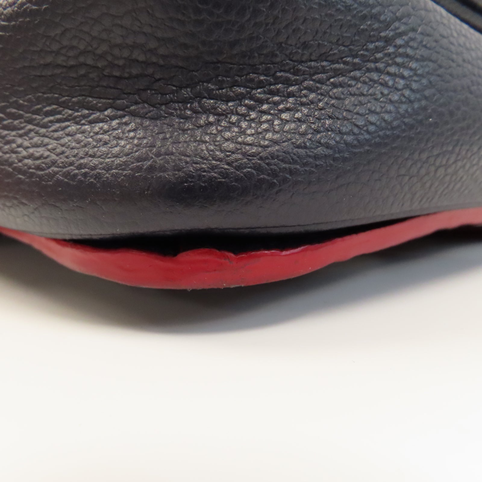 LOUIS VUITTON Monogram Empreinte Pochette Metis金扣手挽肩背兩用袋深藍色