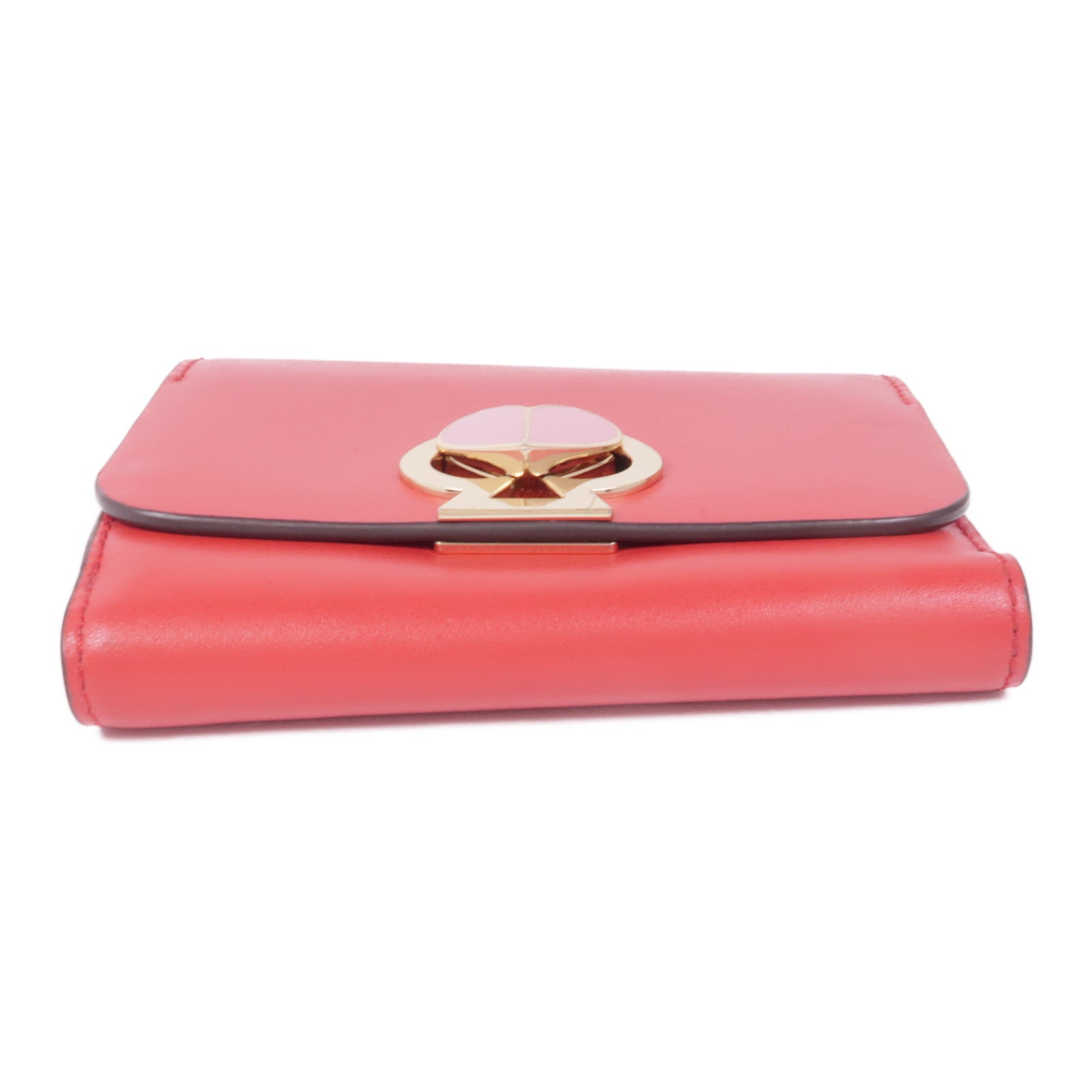 Kate Spade 【激減優惠】牛皮皮革Wallet金扣錢包