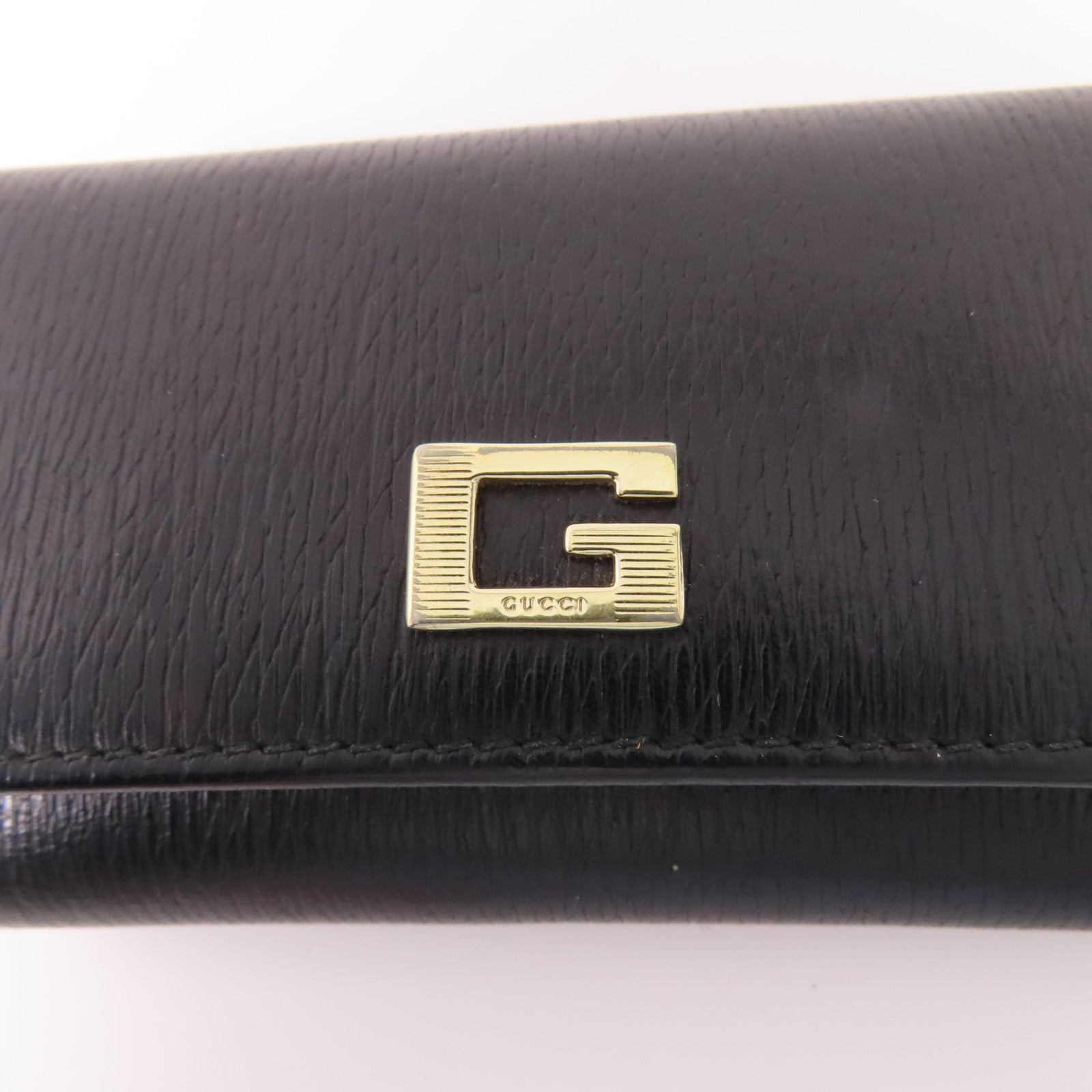 GUCCI 牛皮皮革Key Case金扣鎖匙包