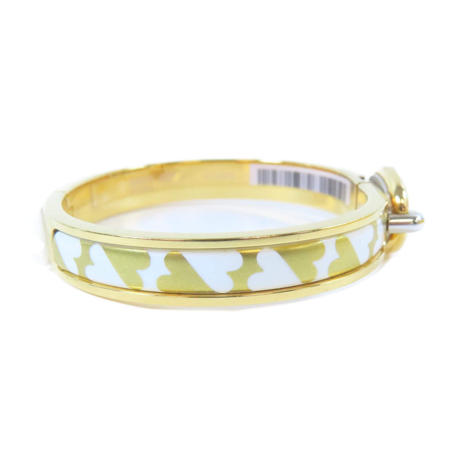 HERMES 【激減優惠】金屬Mini Clic Chaine D'Ancre Bracelet手鐲金色/白色