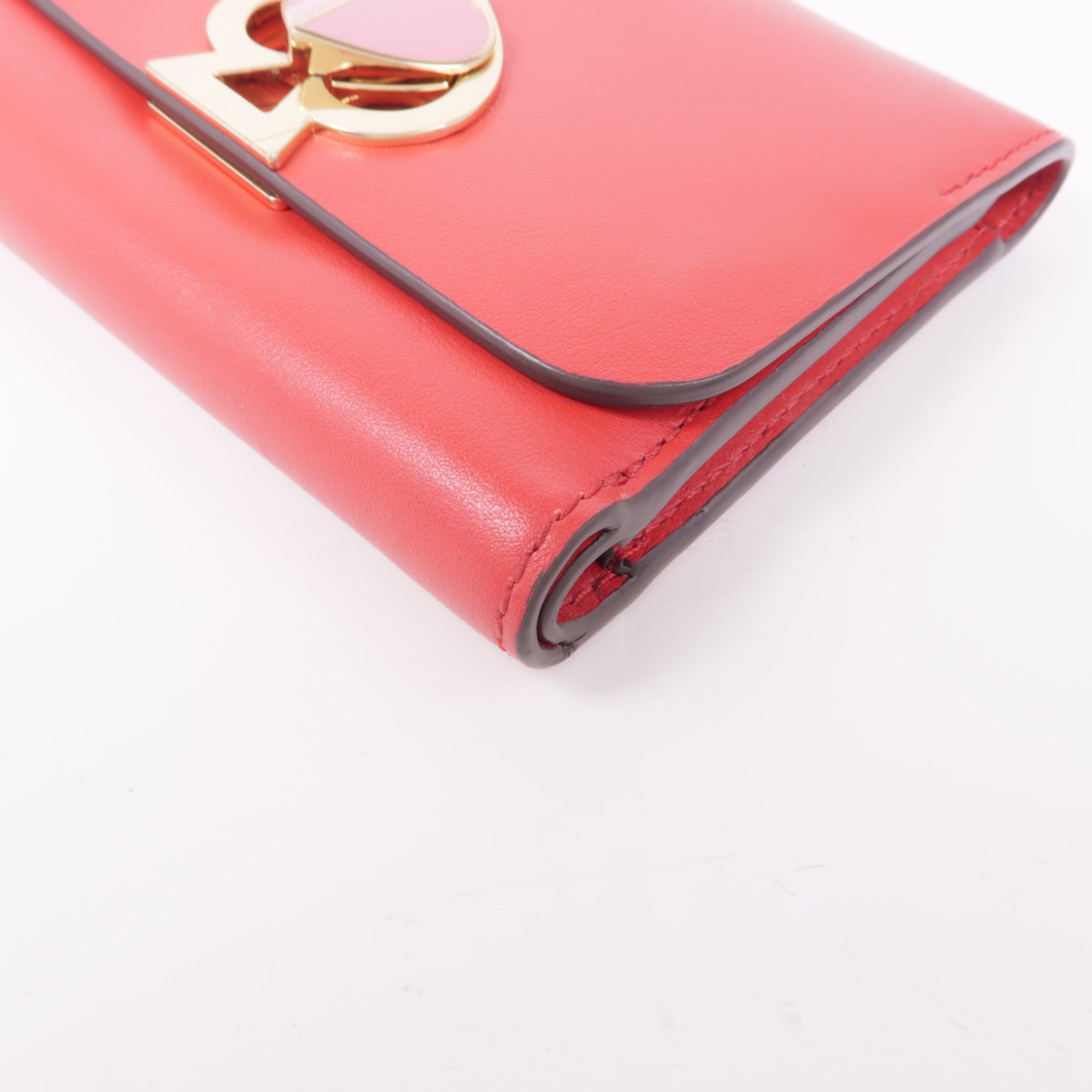 Kate Spade 【激減優惠】牛皮皮革Wallet金扣錢包