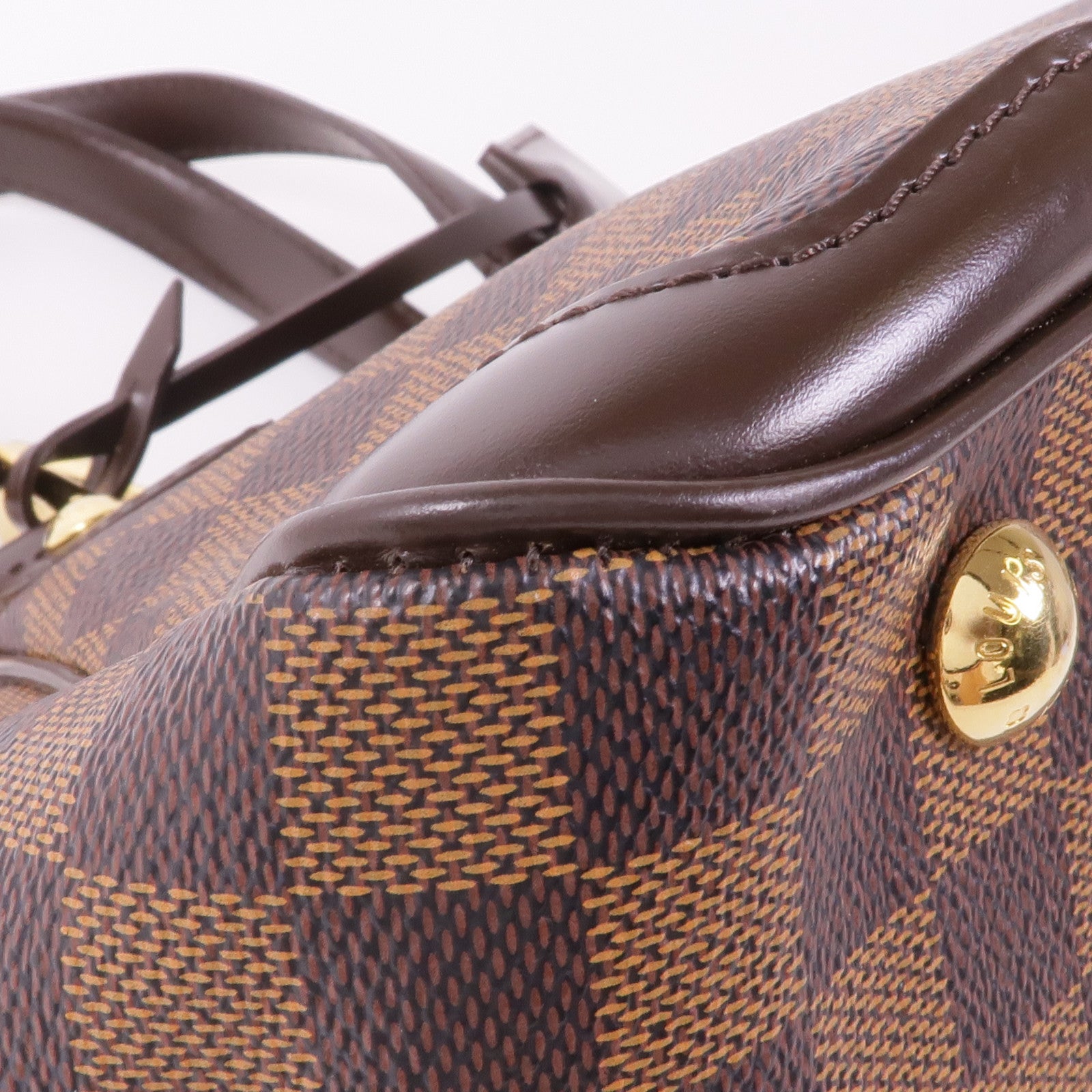 LOUIS VUITTON Damier Verona PM金扣肩背袋