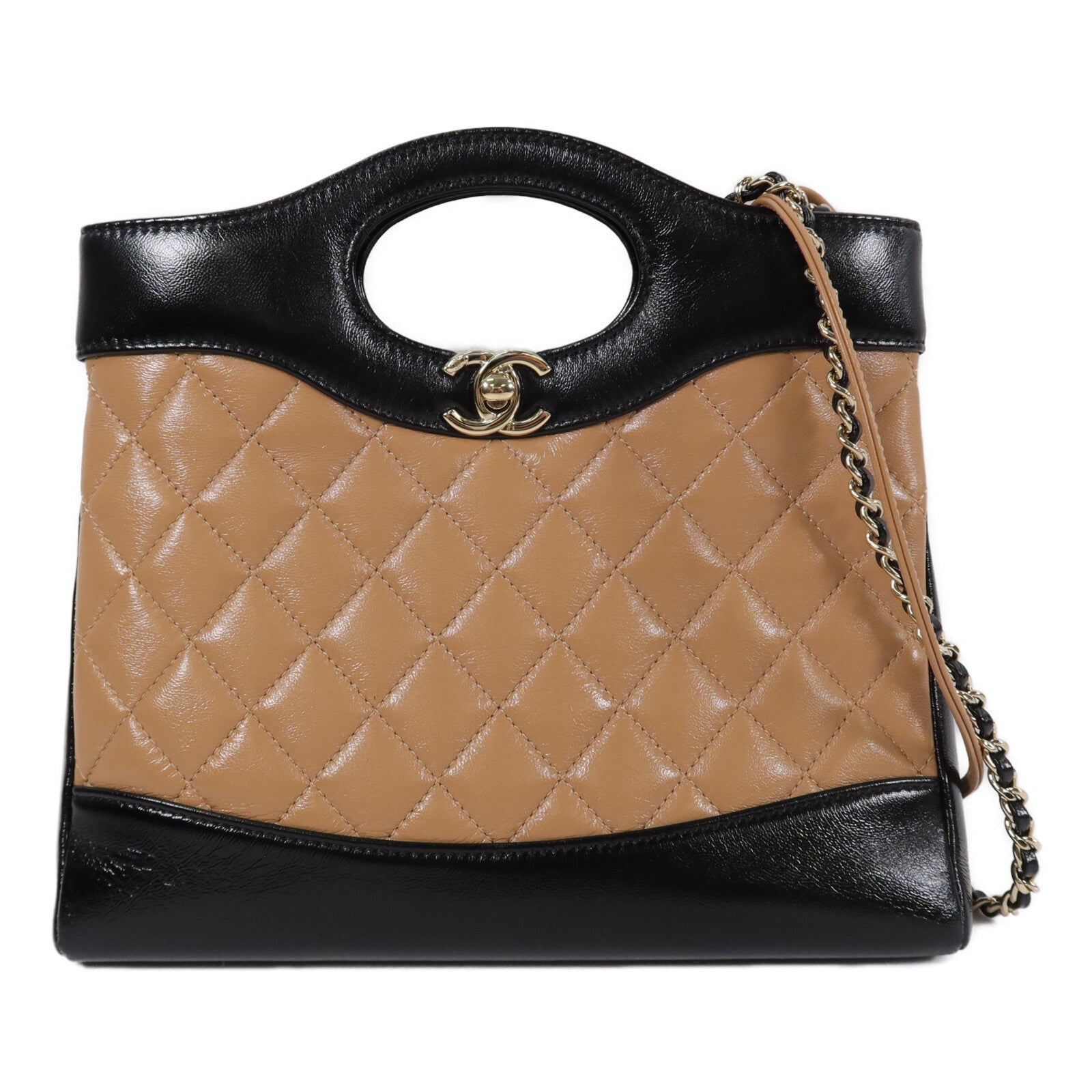 CHANEL 牛皮皮革Chanel 31鏈帶肩背袋