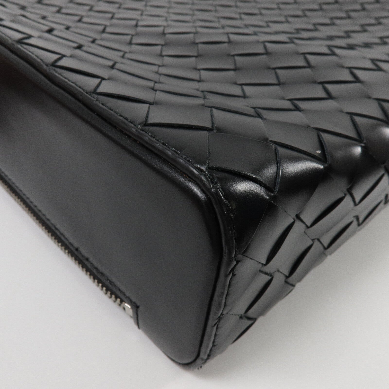 BOTTEGA VENETA 織紋皮革Cassette Briefcase肩背袋