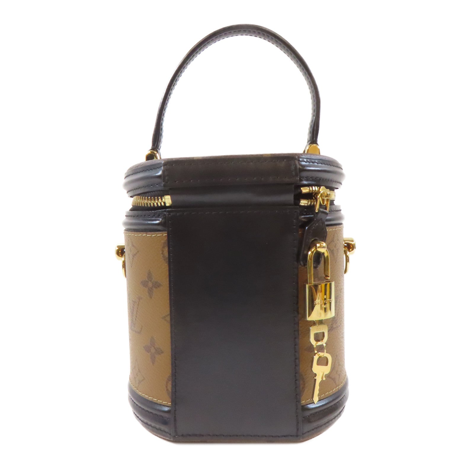 LOUIS VUITTON Monogram Reverse Cannes金扣手挽肩背兩用袋啡色 Brand Off Hong Kong