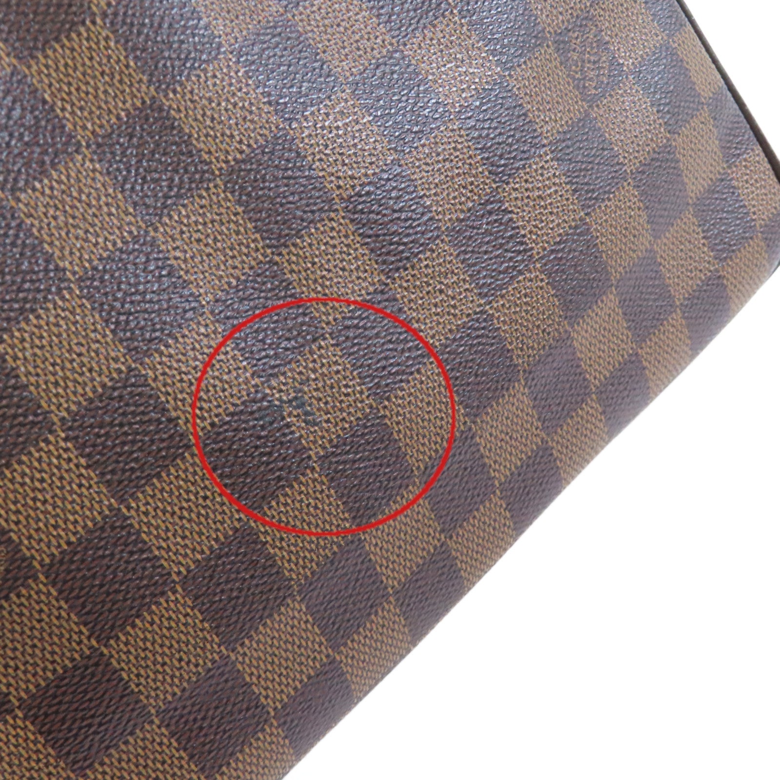 LOUIS VUITTON Damier Ebene Brooklyn MM Shoulder Bag肩背袋啡色