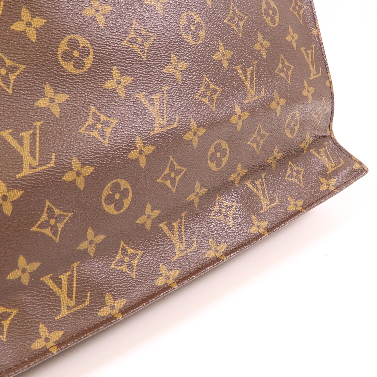 LOUIS VUITTON LV GHW Sac Plat Tote Bag M51140 Monogram Brown