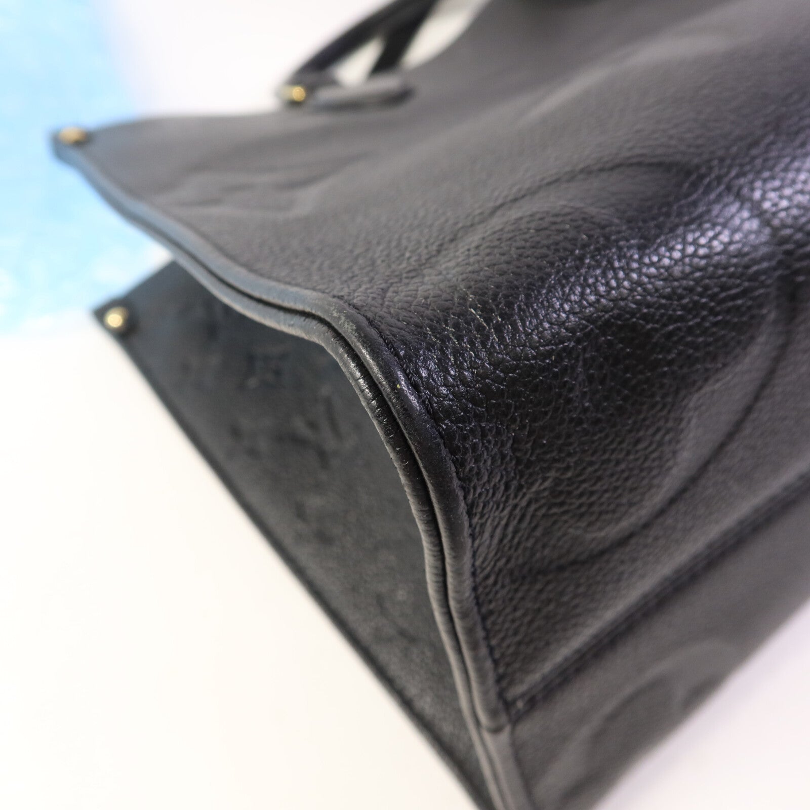 LOUIS VUITTON 【激減優惠】Monogram Empreinte On The Go MM金扣手挽肩背兩用袋