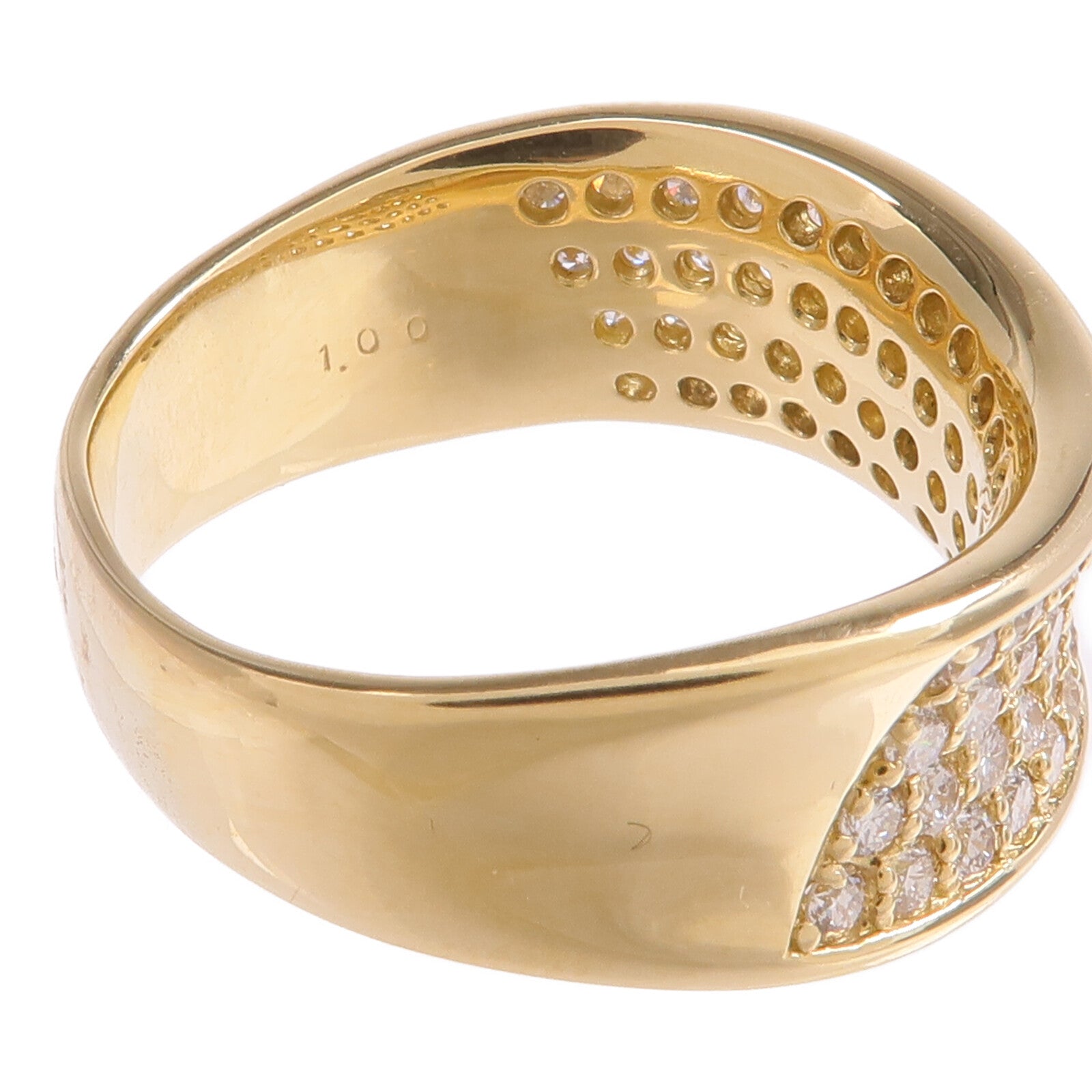 JEWELRY 18K黃金Diamond Ring鑽石戒指US#8