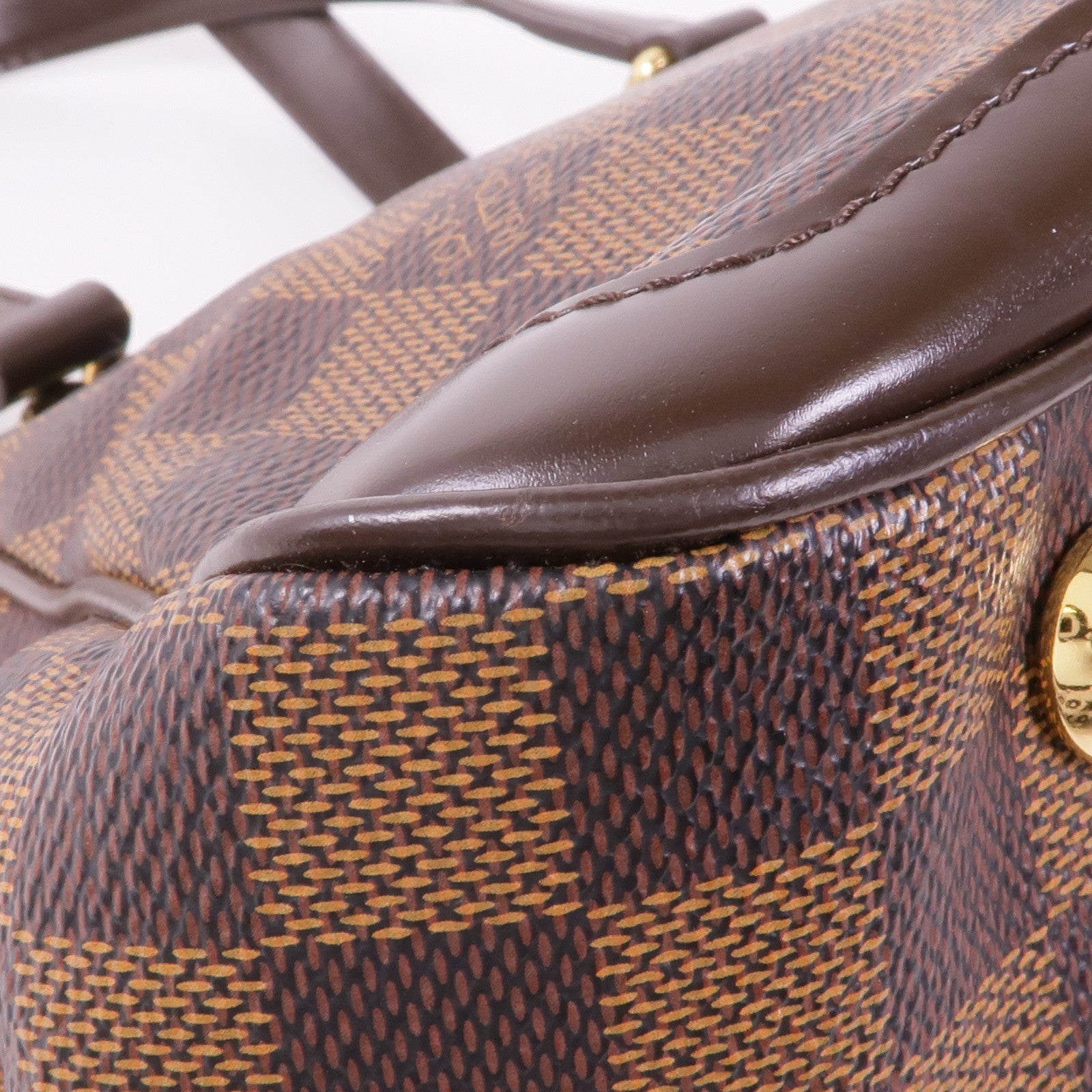LOUIS VUITTON Damier Verona PM金扣肩背袋