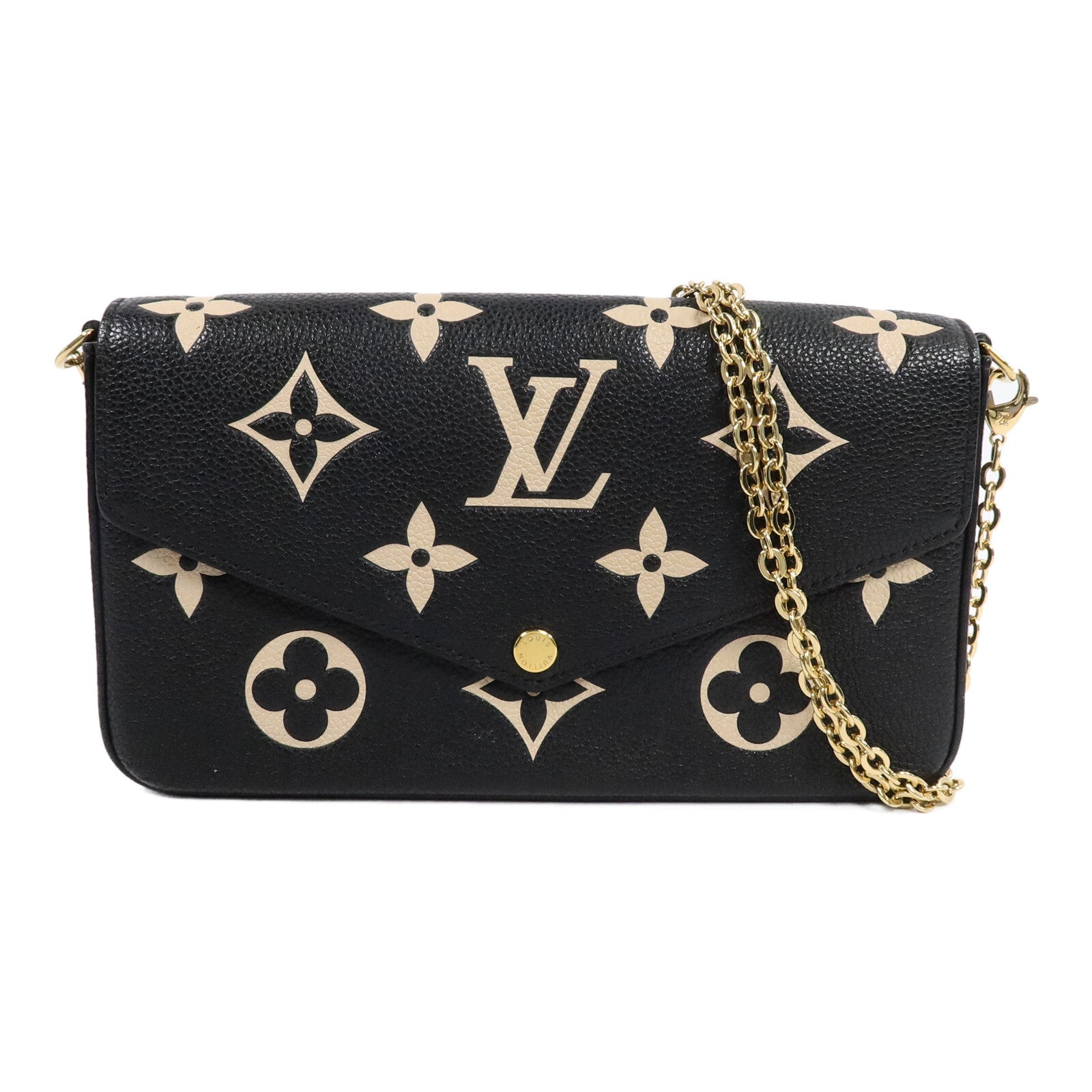 LOUIS VUITTON Monogram Empreinte Pochette Felicie肩背袋