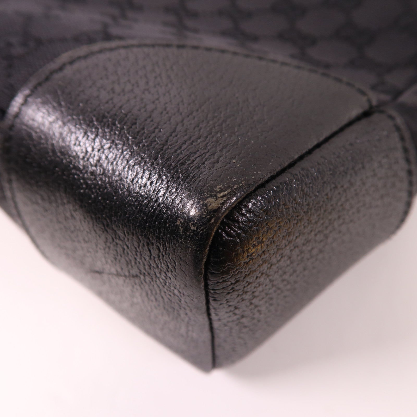 GUCCI 帆布Shoulder Bag銀扣肩背袋