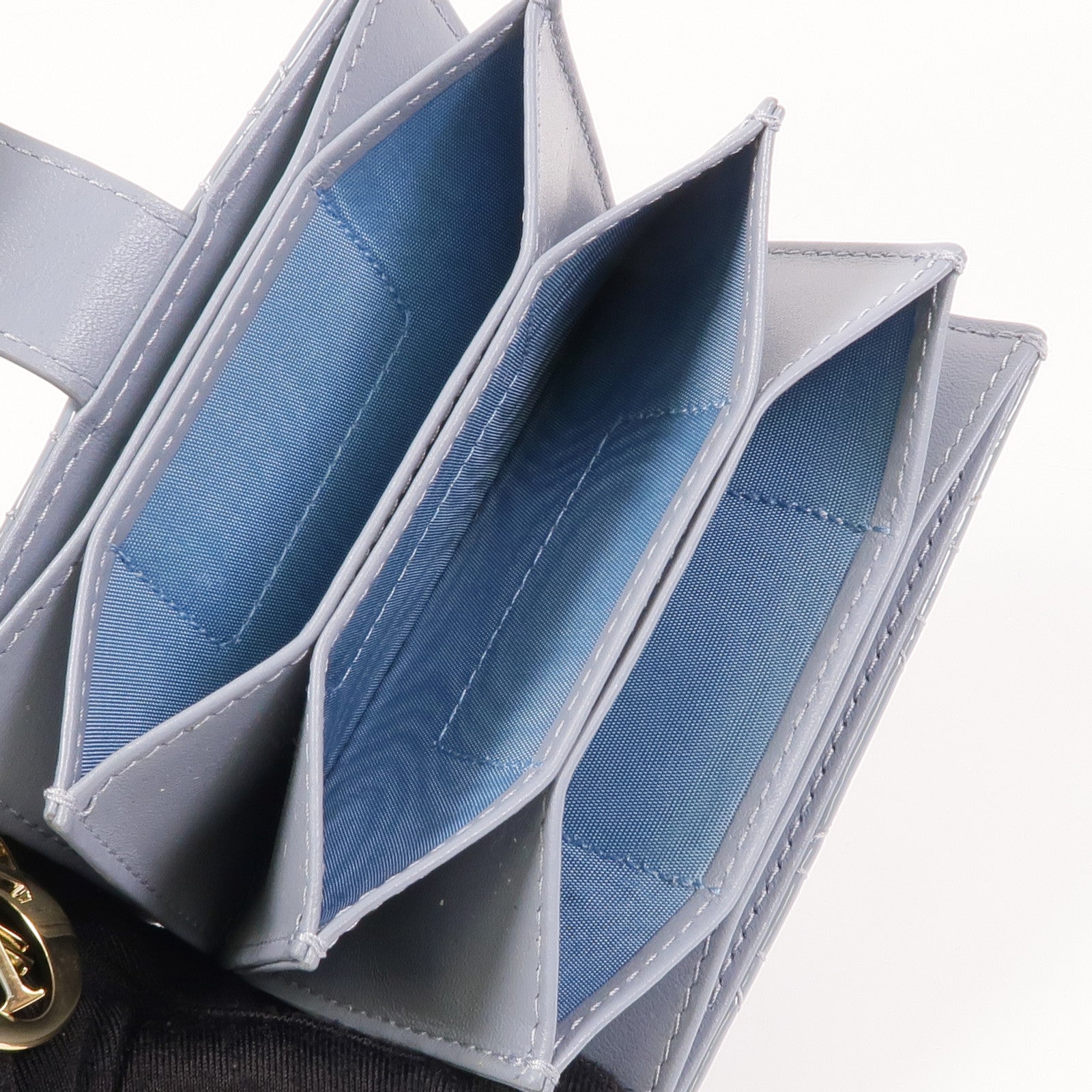 Dior 漆皮皮革Card Case金扣卡片套