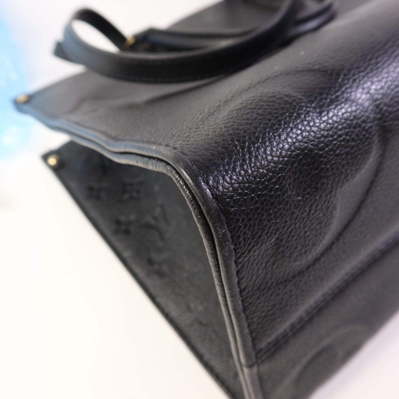 LOUIS VUITTON 【激減優惠】Monogram Empreinte On The Go MM金扣手挽肩背兩用袋