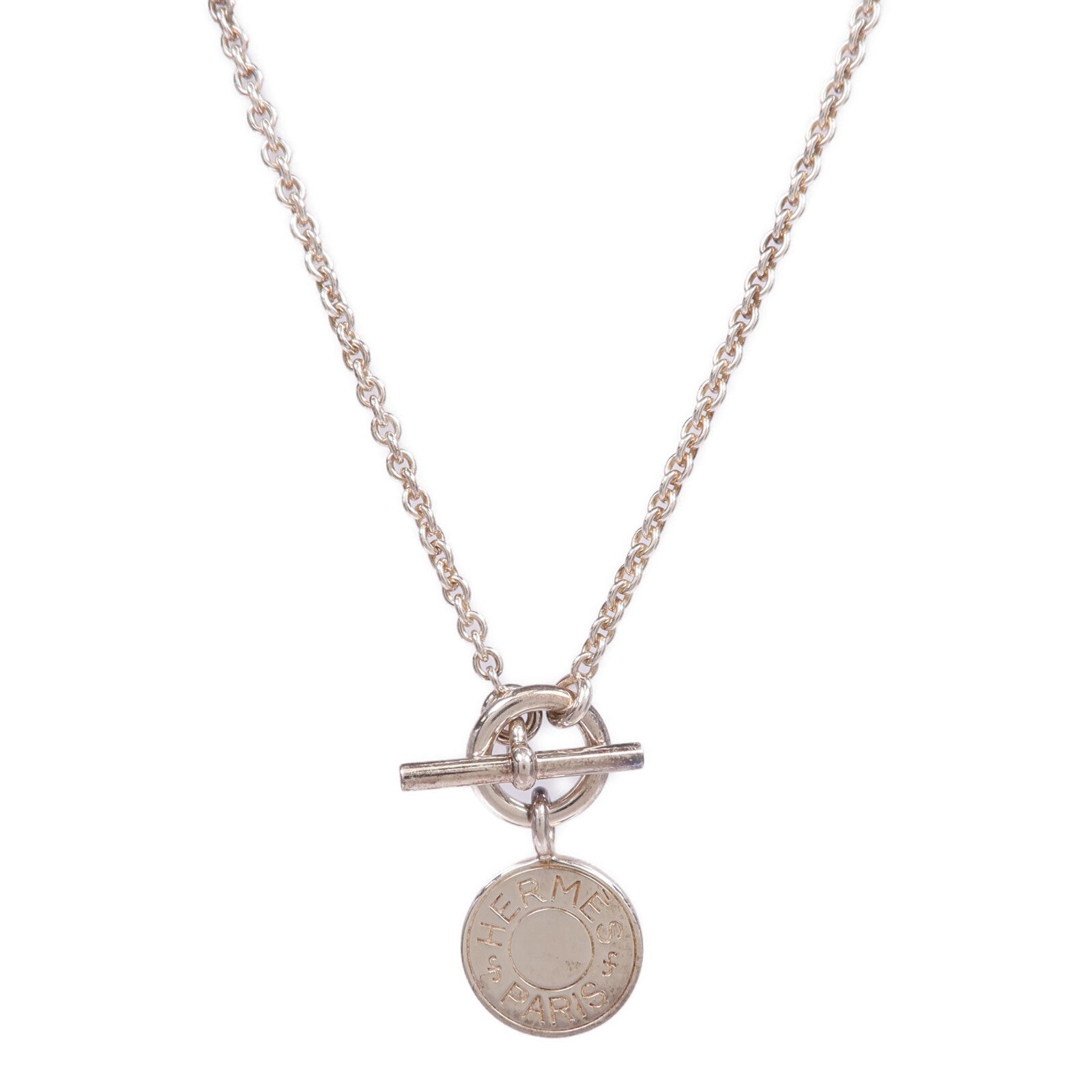 HERMES 【激減優惠】925純銀Amulettes Ex-Libris Pendant項鍊