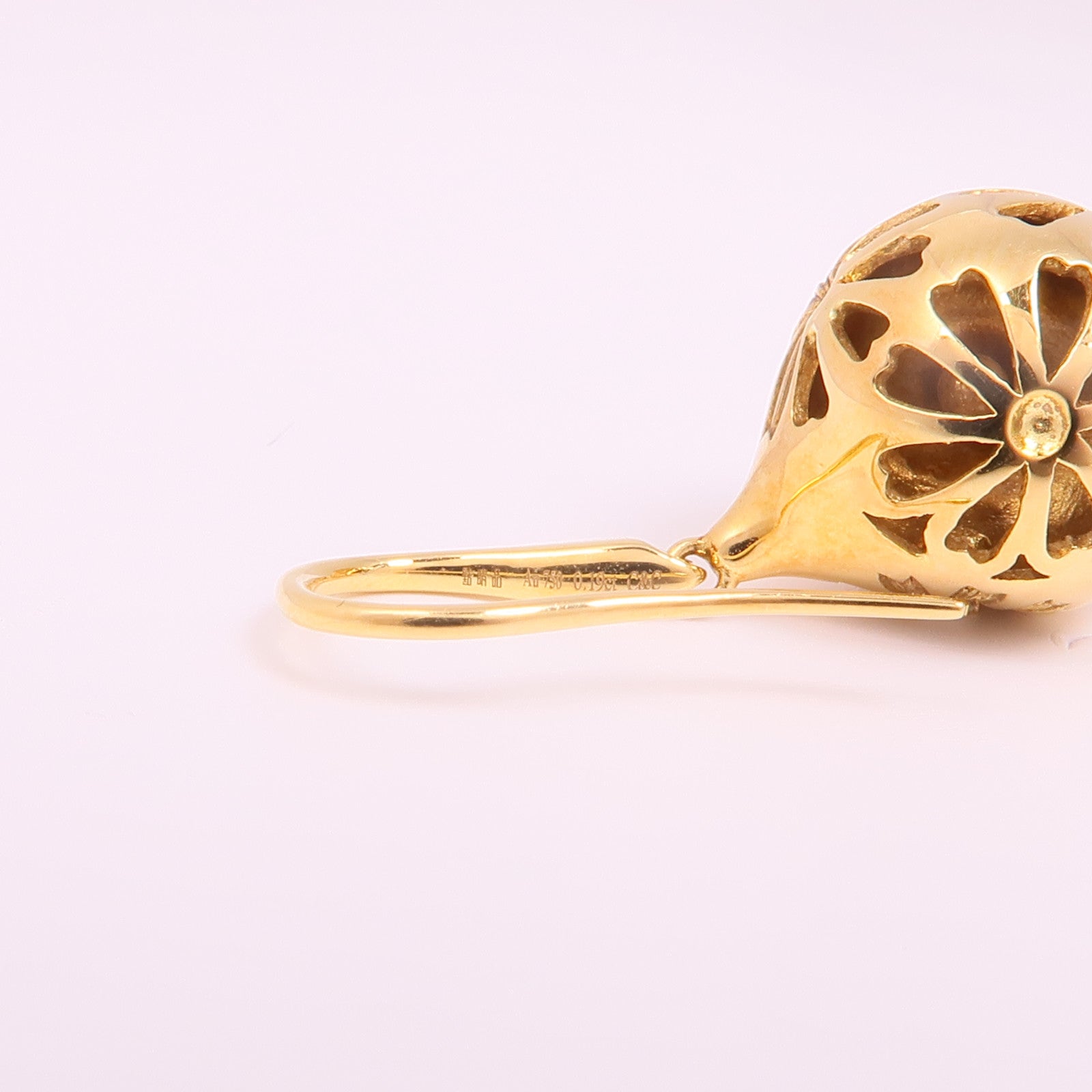 JEWELRY 18K黃金Diamond Earrings鑽石耳環