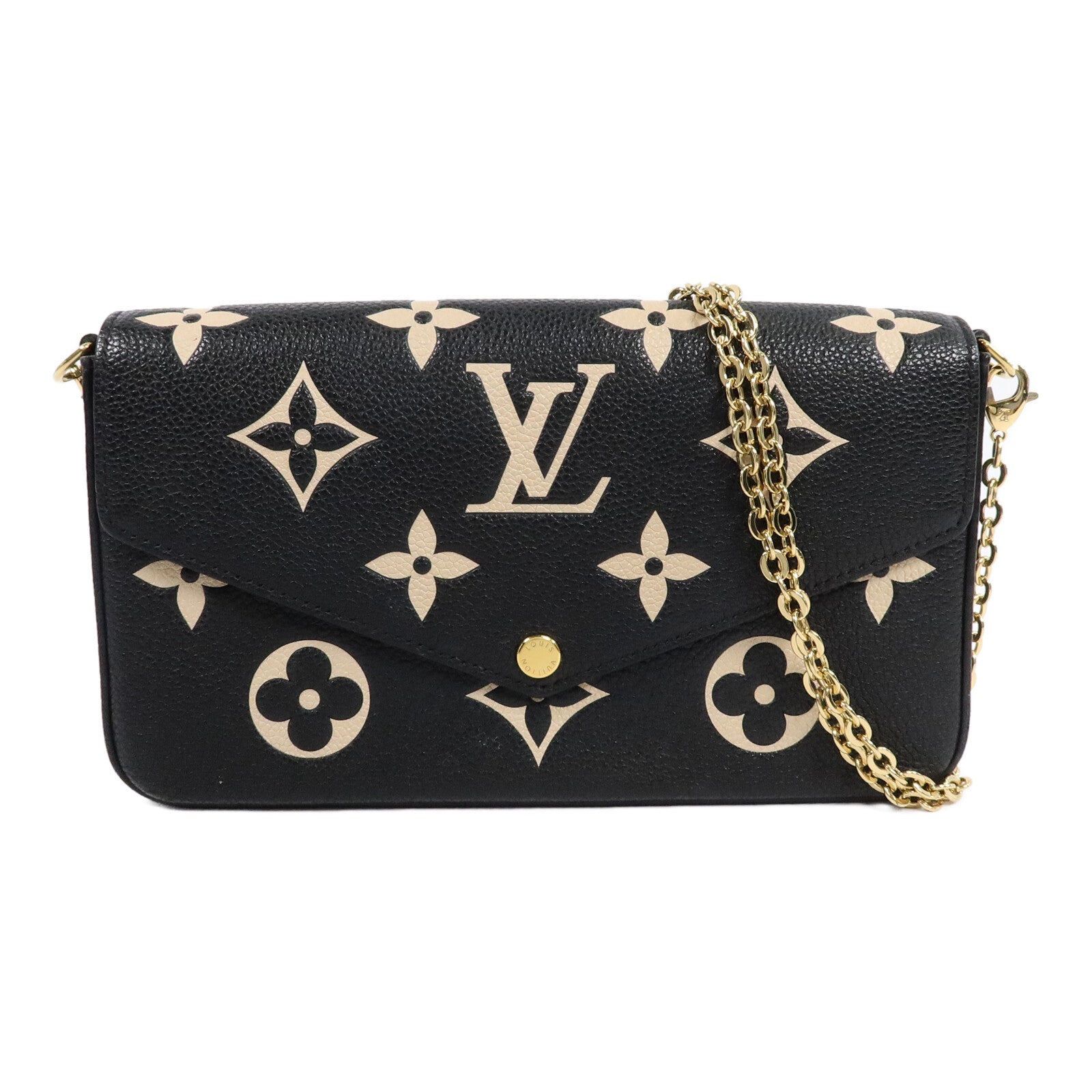 LOUIS VUITTON Monogram Empreinte Pochette Felicie肩背袋