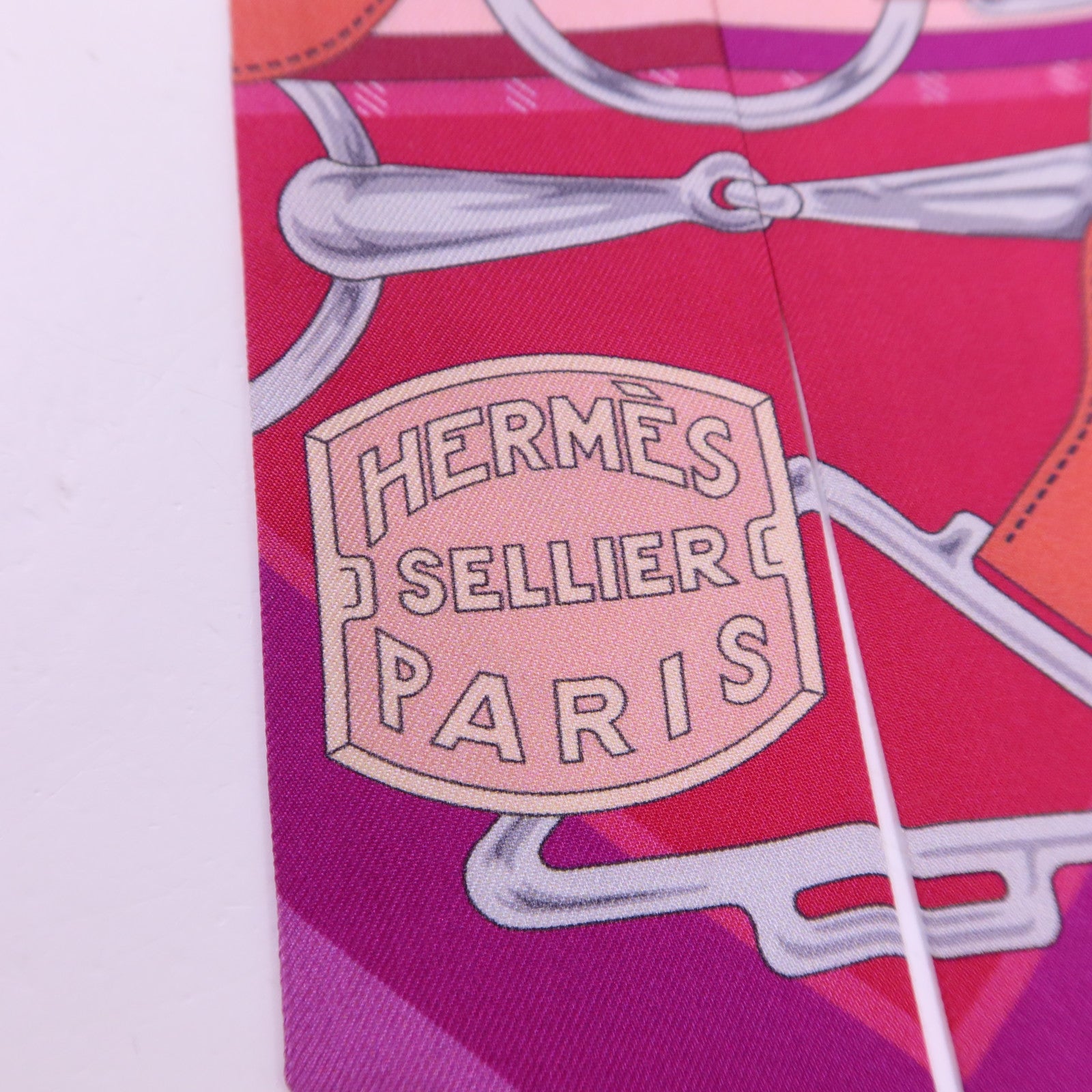 HERMES 【激減優惠】絲質Twilly絲巾