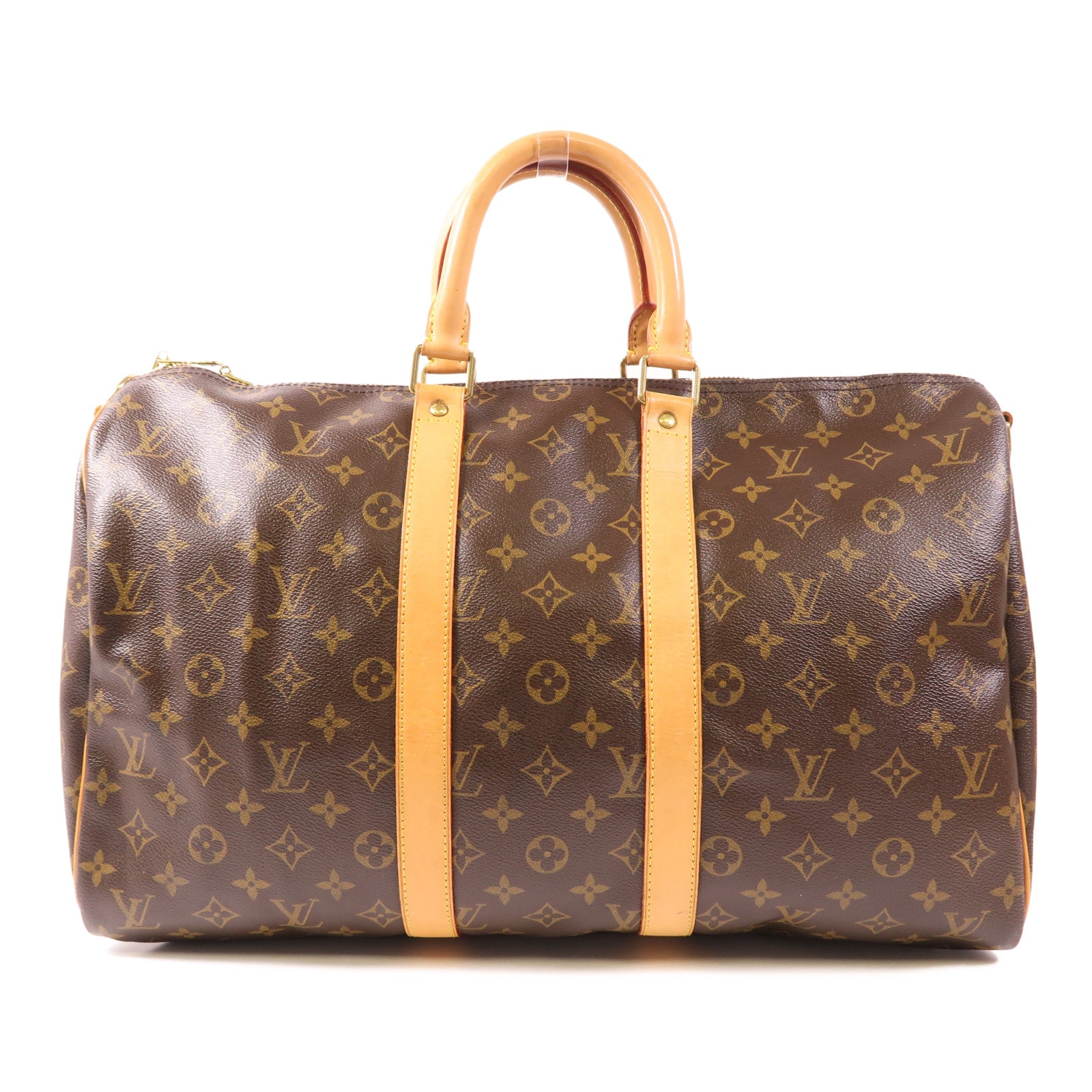 LOUIS VUITTON Monogram Keepall Bandoulière 45金扣手挽肩背兩用袋