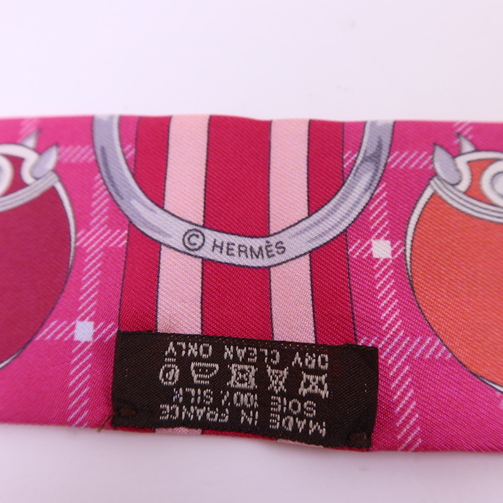 HERMES 【激減優惠】絲質Twilly絲巾