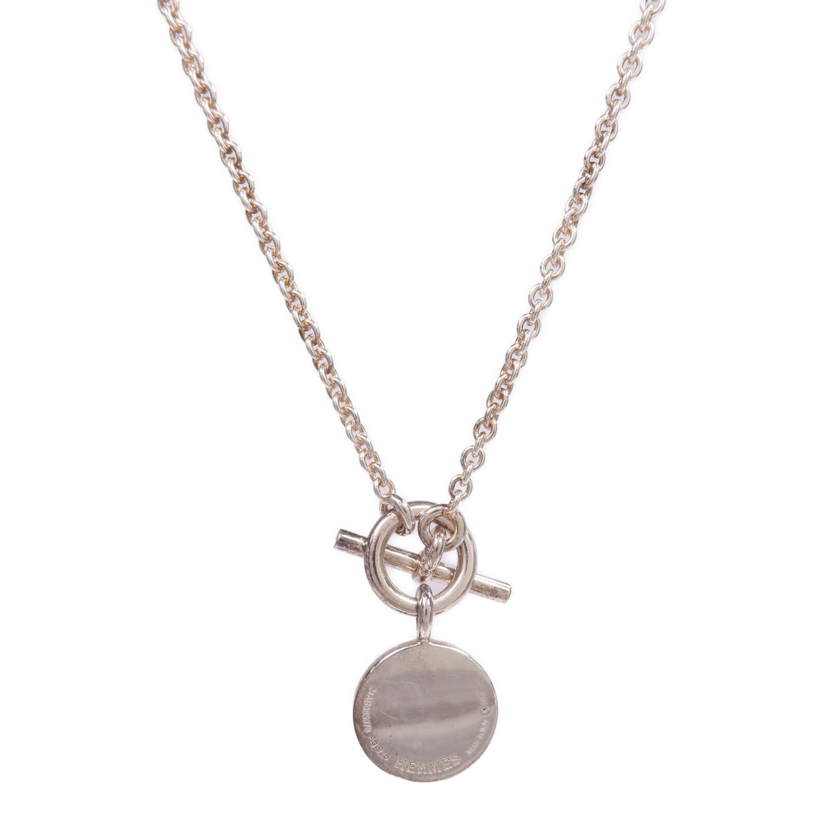 HERMES 【激減優惠】925純銀Amulettes Ex-Libris Pendant項鍊