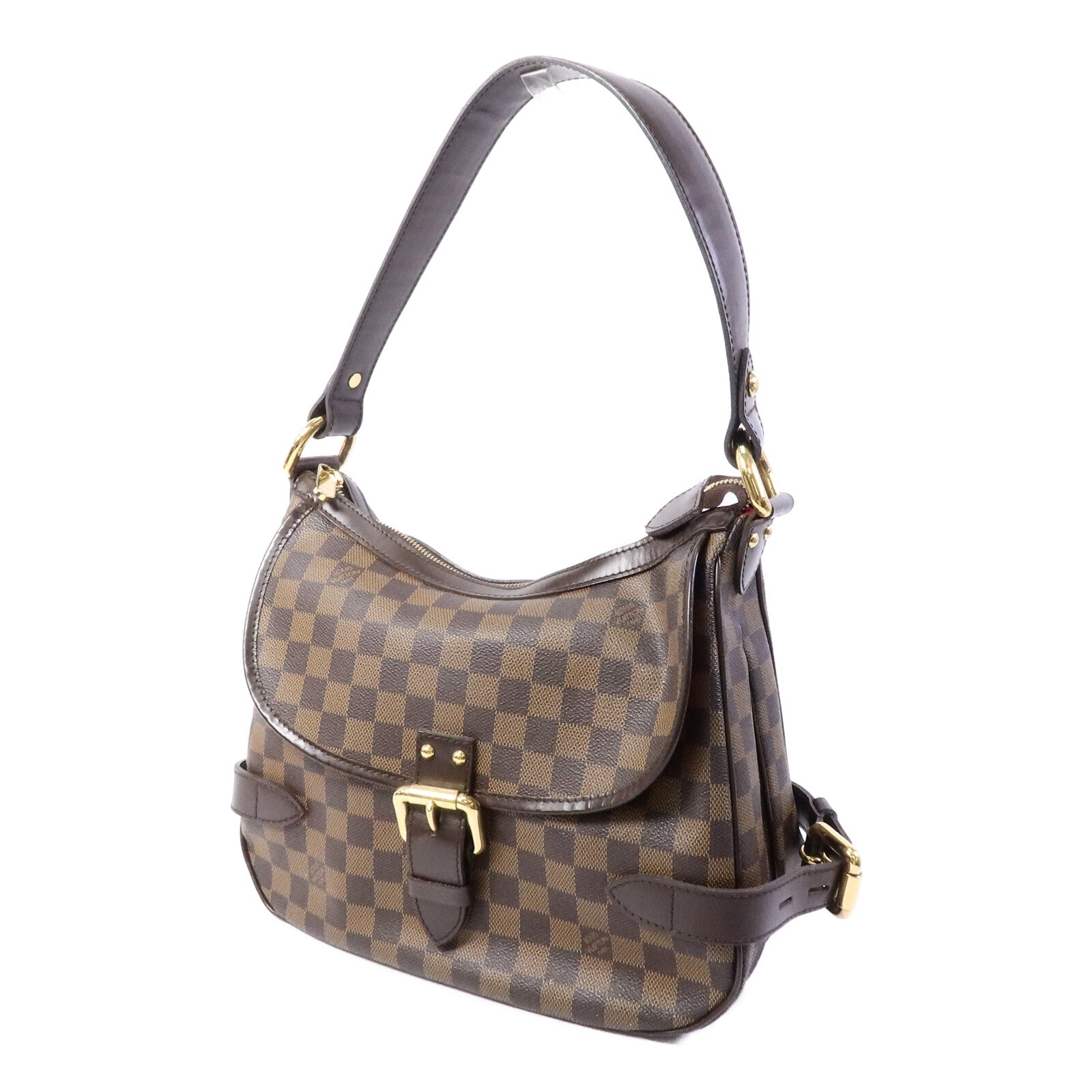 LOUIS VUITTON Damier Highbury金扣肩背袋