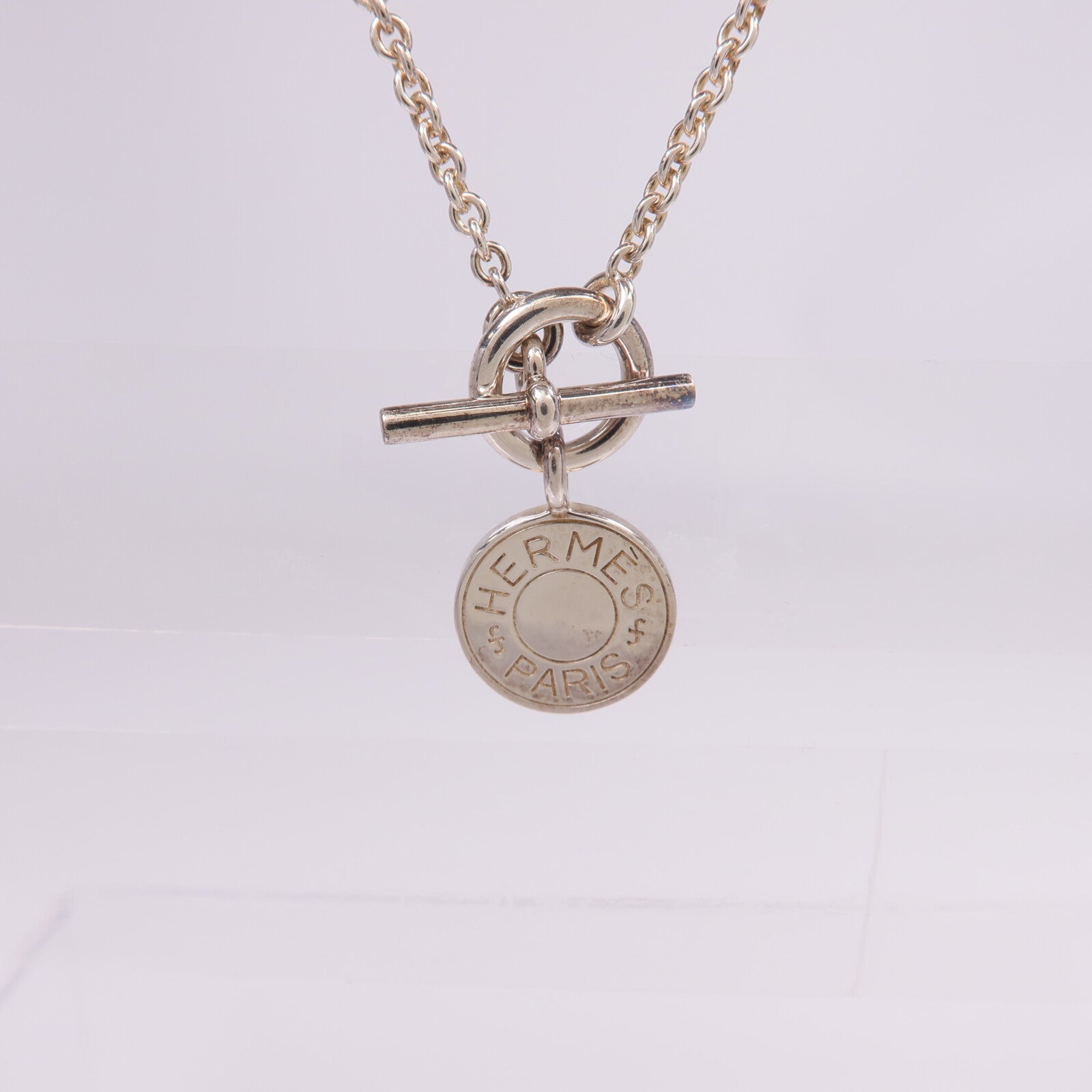 HERMES 【激減優惠】925純銀Amulettes Ex-Libris Pendant項鍊
