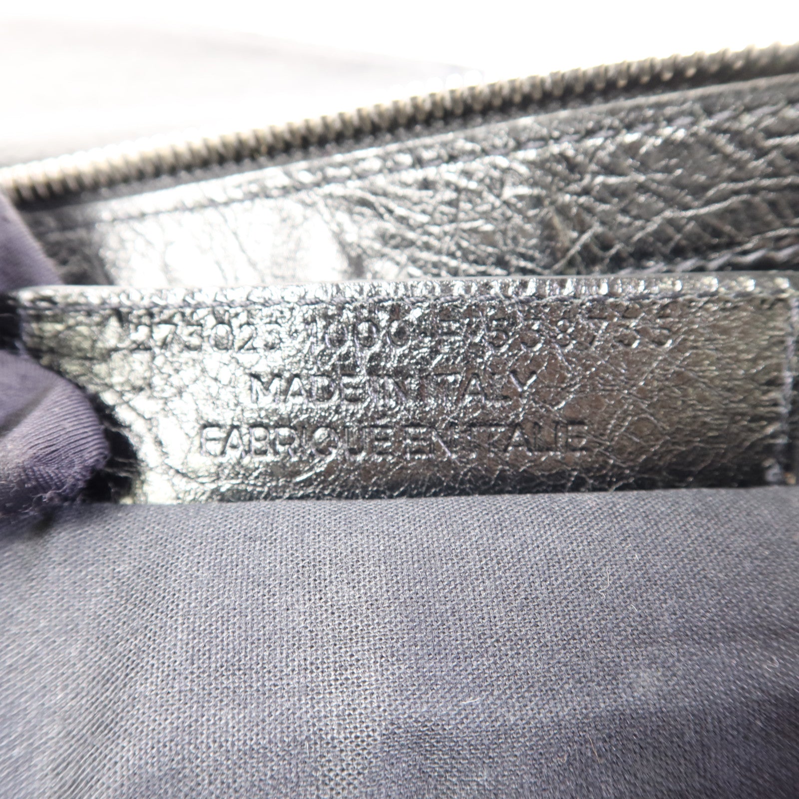 BALENCIAGA 牛皮皮革Classic City Large Pouch銀扣手拿包