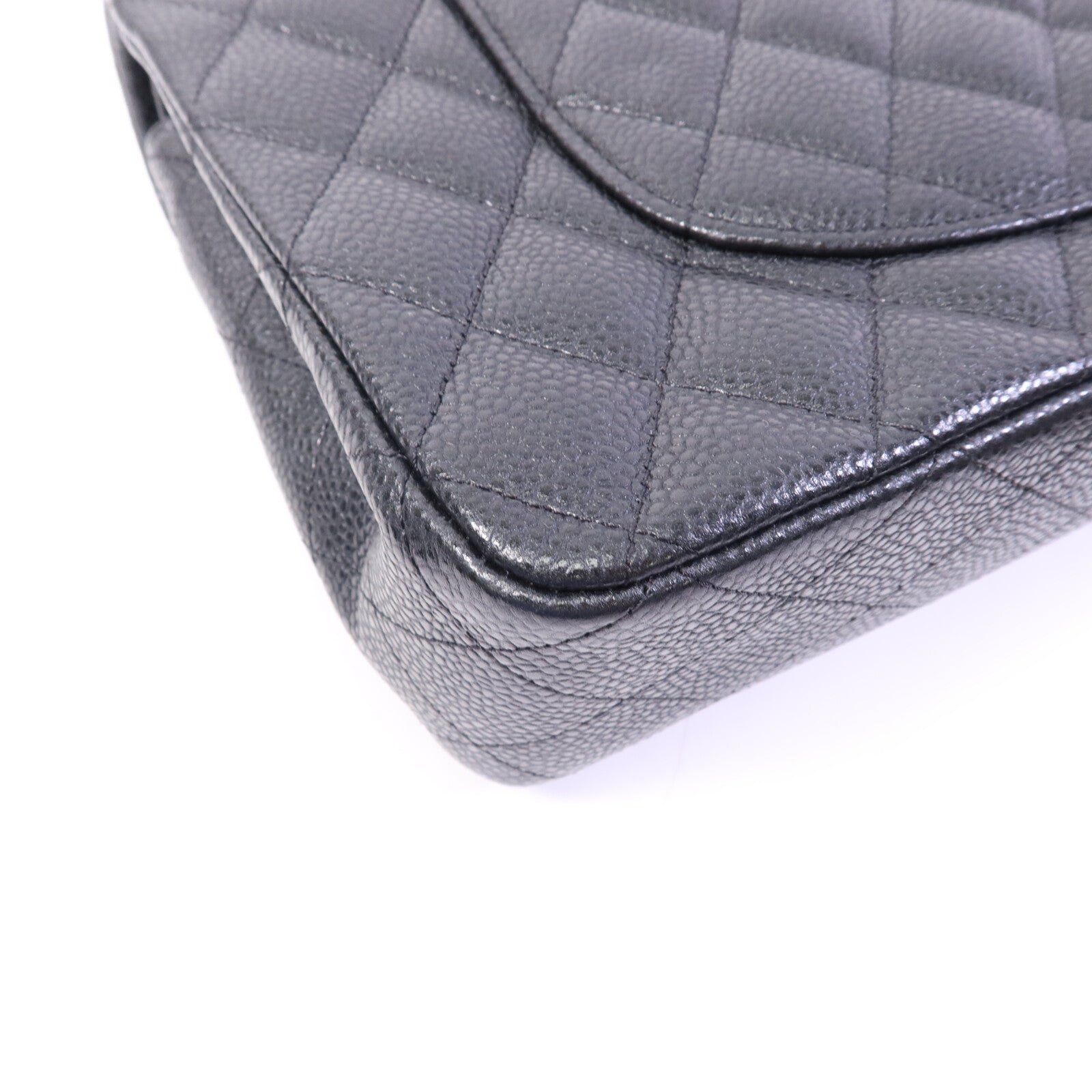 CHANEL 牛皮皮革Classic 25銀扣鏈帶肩背袋