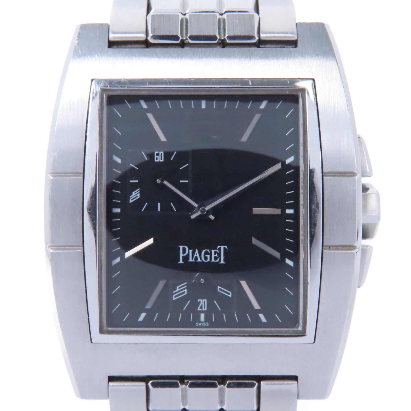PIAGET Upstream不鏽鋼手錶自動機芯黑色