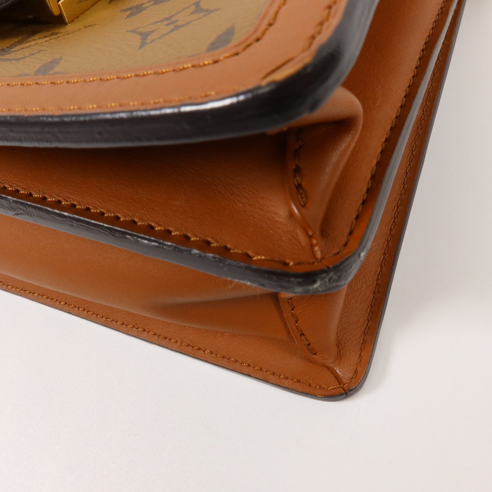 LOUIS VUITTON Monogram/Monogram Reverse Dauphine MM手挽肩背兩用袋