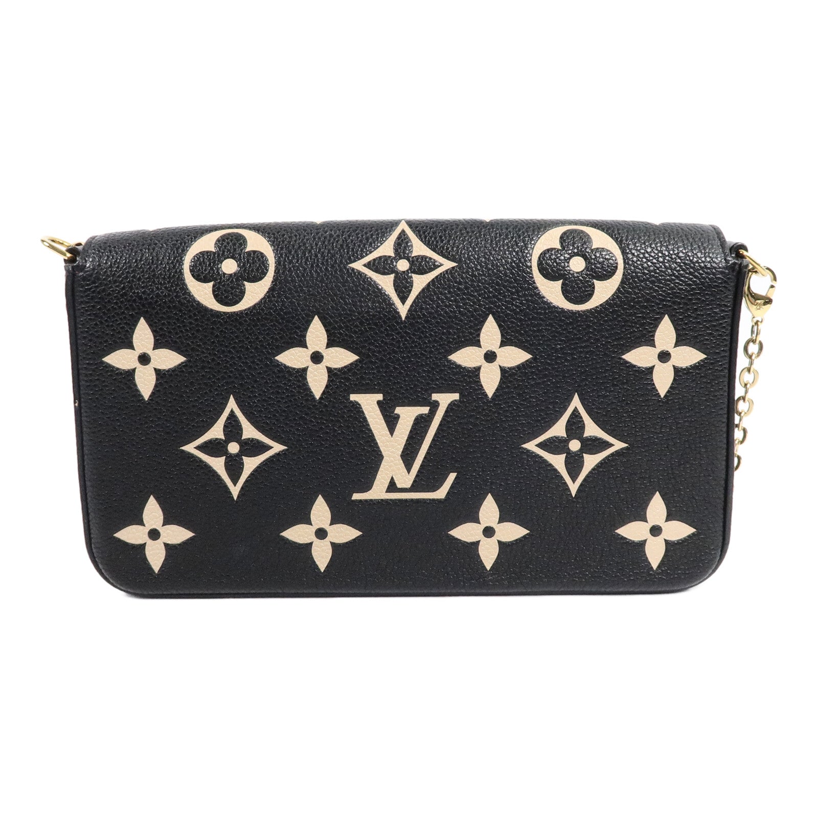 LOUIS VUITTON Monogram Empreinte Pochette Felicie肩背袋