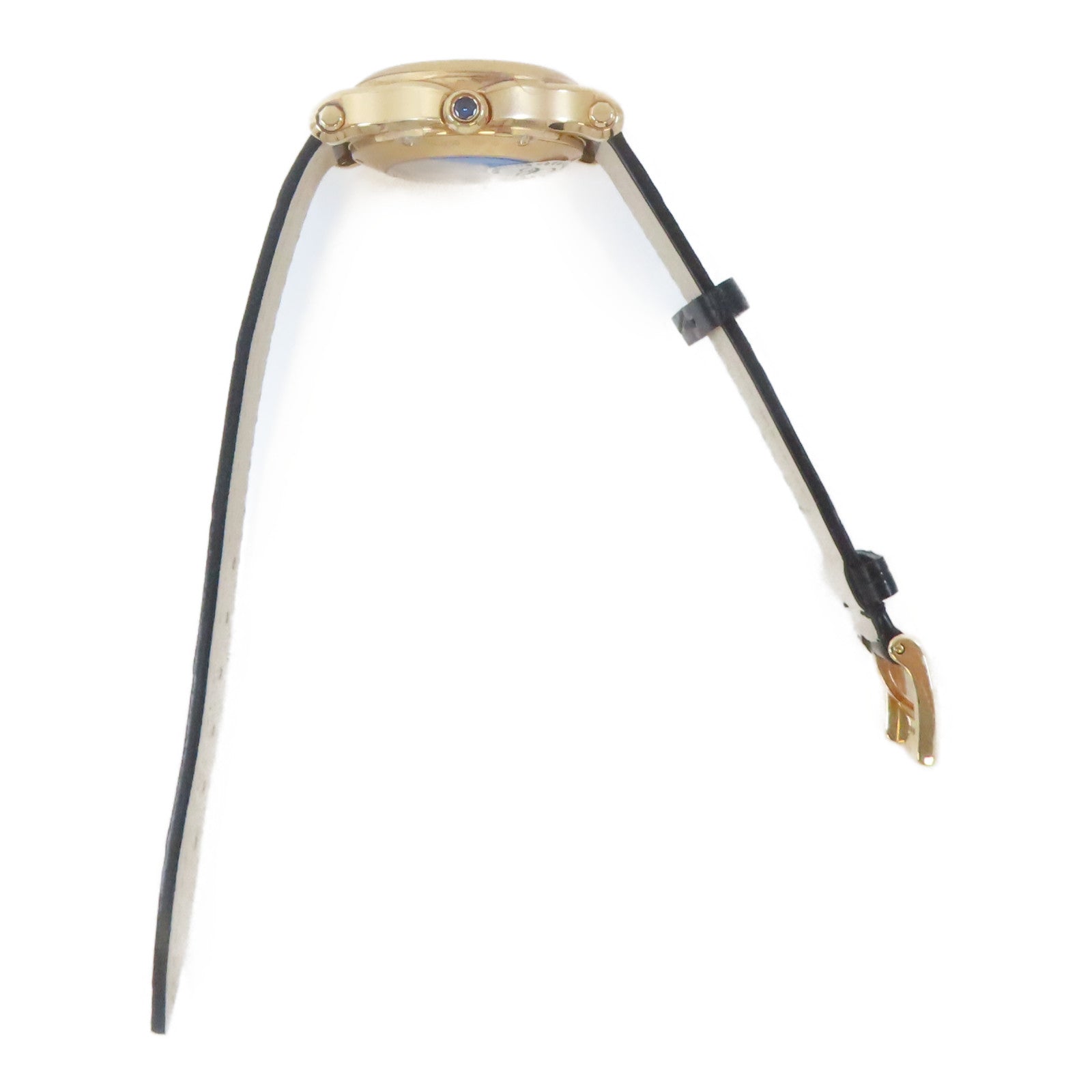 Chopard Happy Sport 18K玫瑰金/皮革帶手錶自動機芯白色