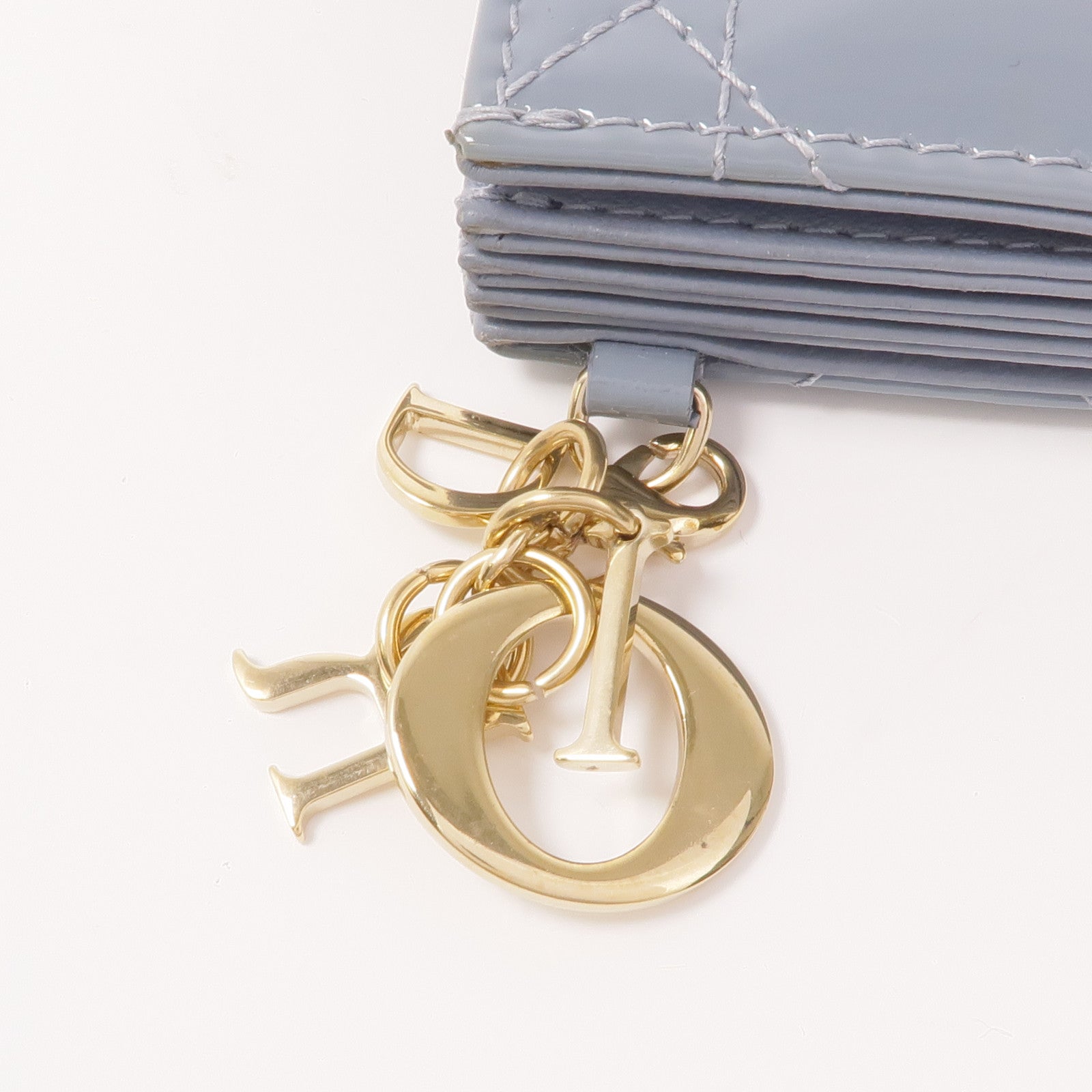 Dior 漆皮皮革Card Case金扣卡片套