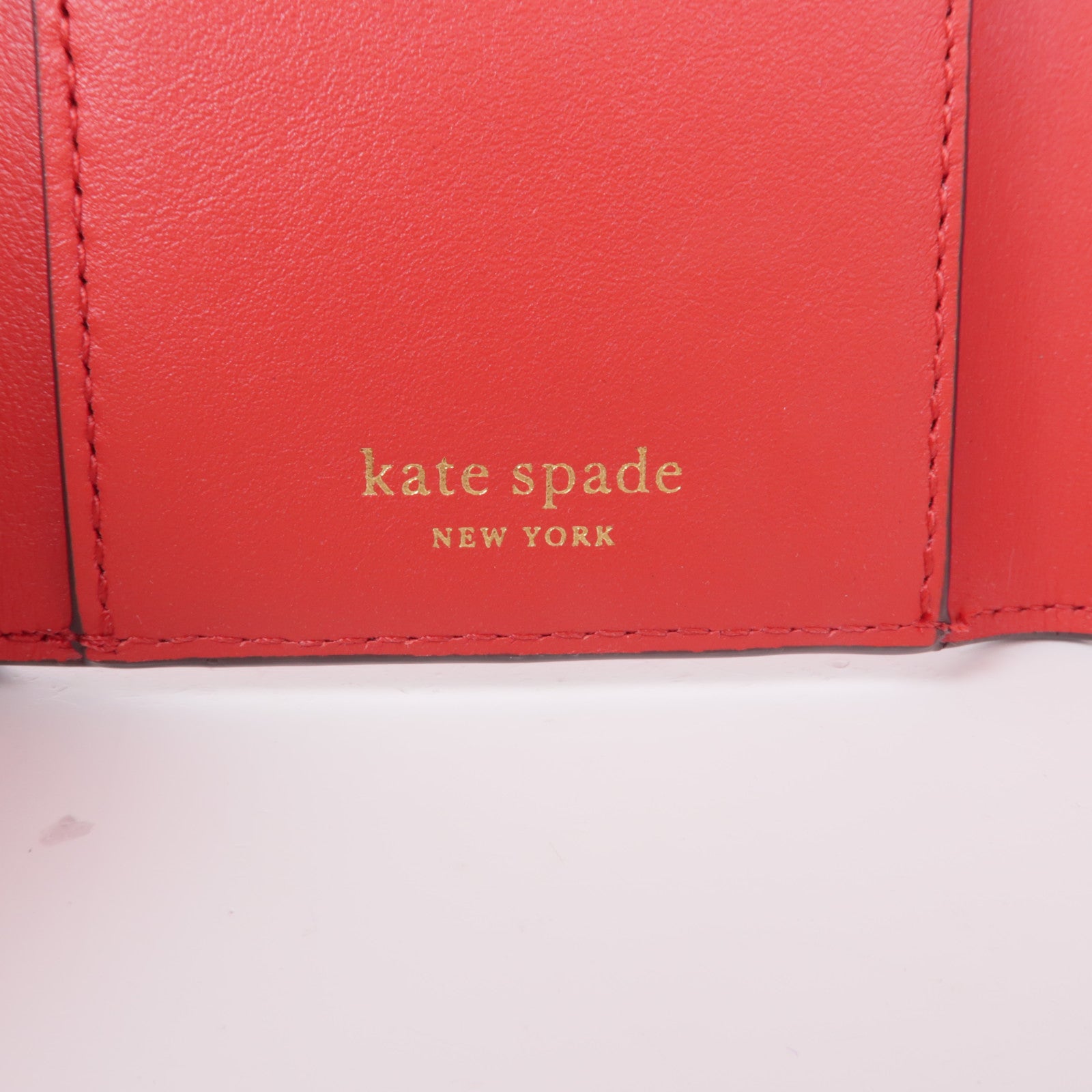 Kate Spade 【激減優惠】牛皮皮革Wallet金扣錢包