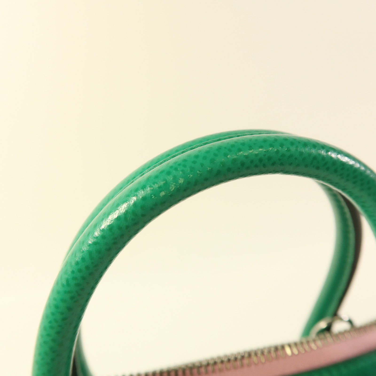 HERMES Epsom皮革1923 Bolide 25銀扣手挽肩背兩用袋Jade/Nata/Mauve