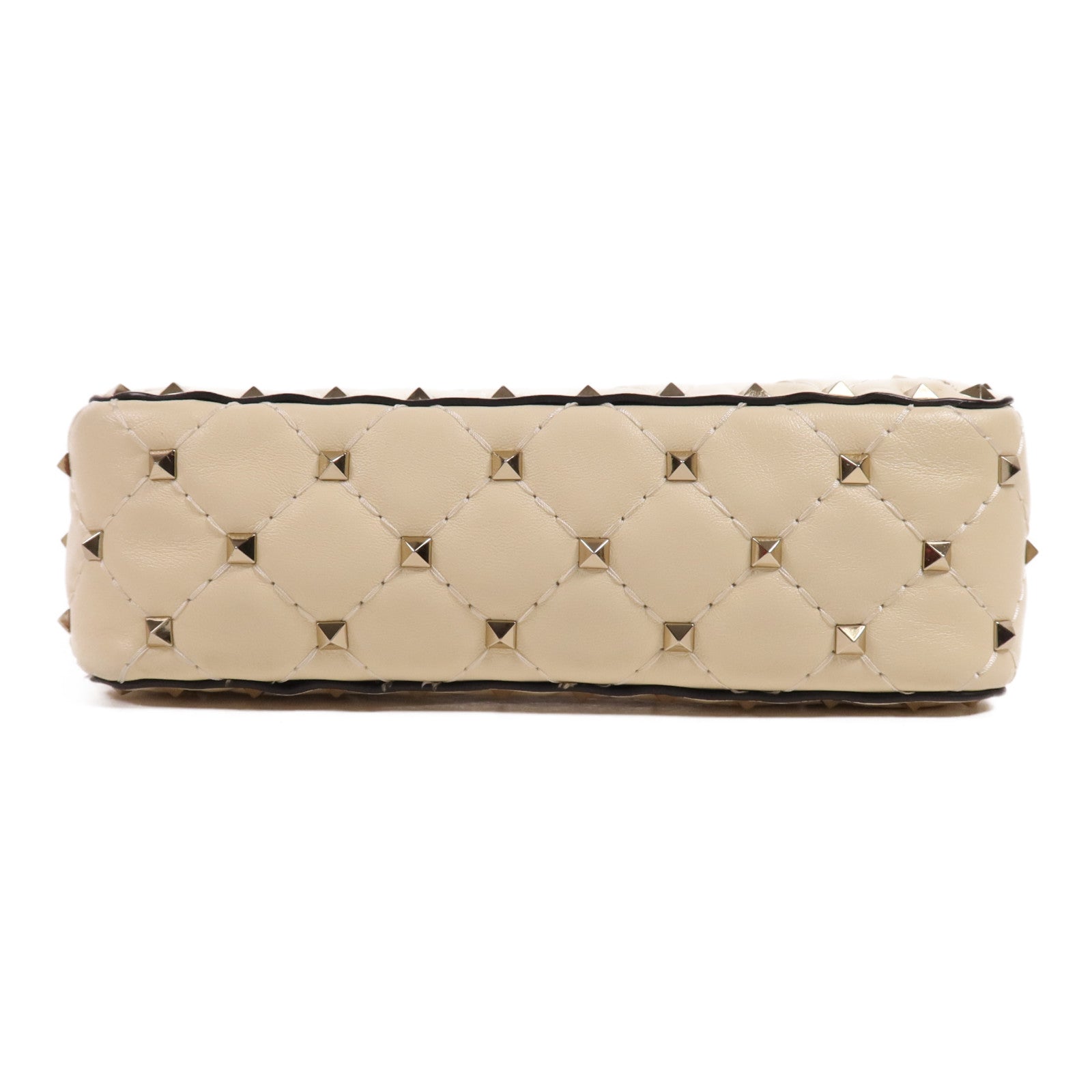 Valentino 牛皮皮革Shoulder Bag金扣肩背袋
